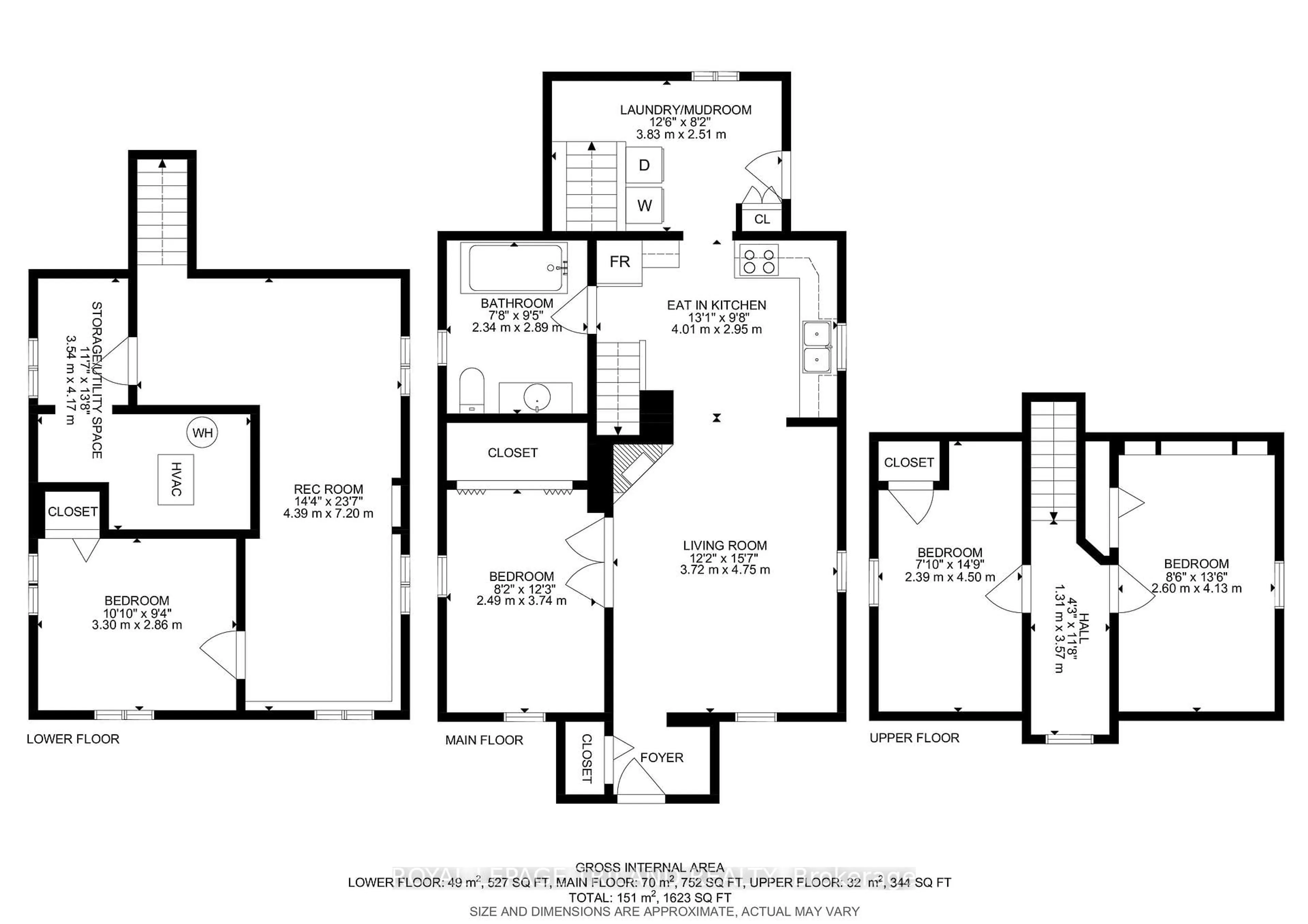 Floor plan for 17 TRAFALGAR St, St. Thomas Ontario N5P 1P1