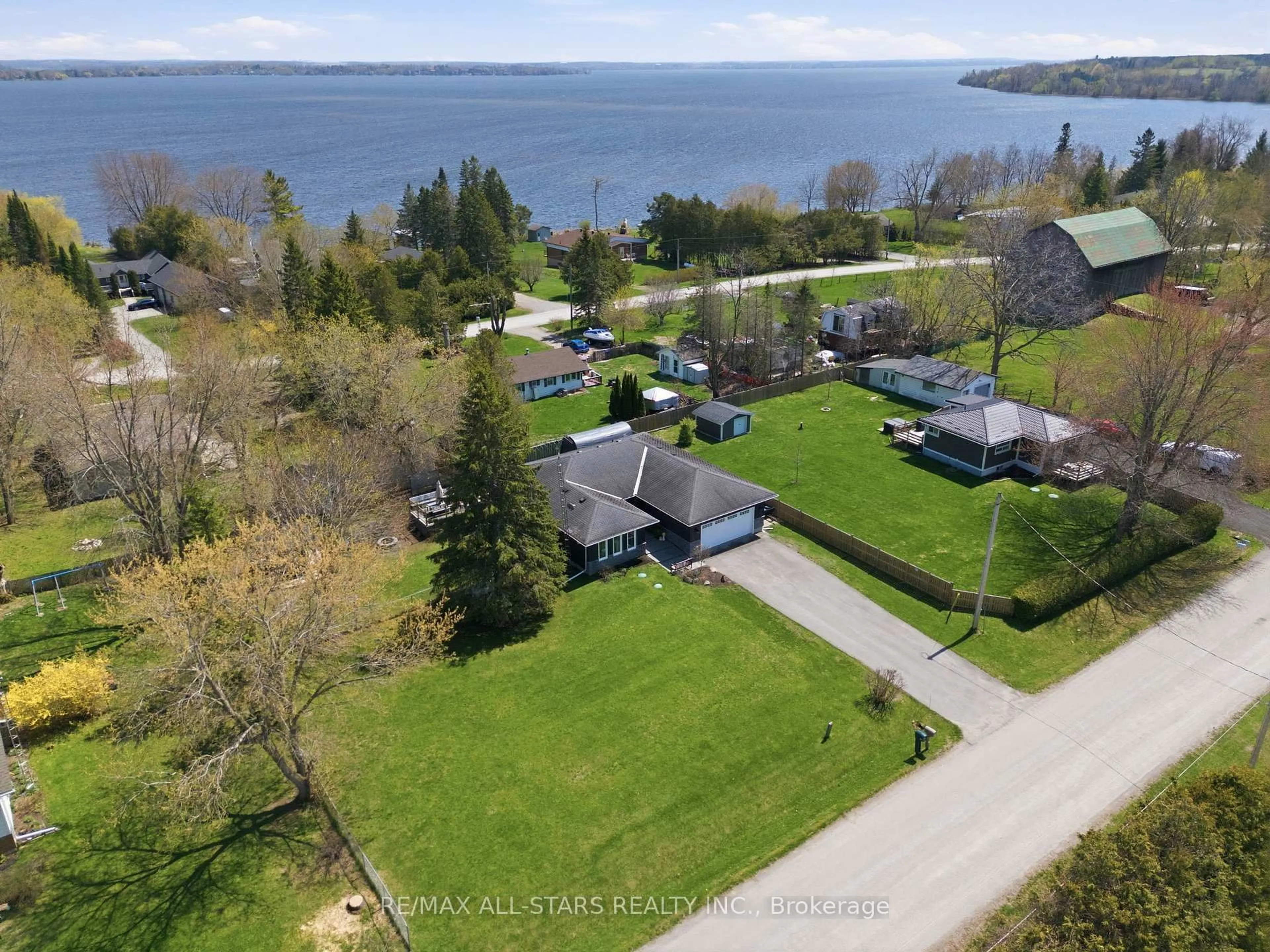 A pic from outside/outdoor area/front of a property/back of a property/a pic from drone, water/lake/river/ocean view for 257 Port Hoover Rd, Kawartha Lakes Ontario K0M 2C0