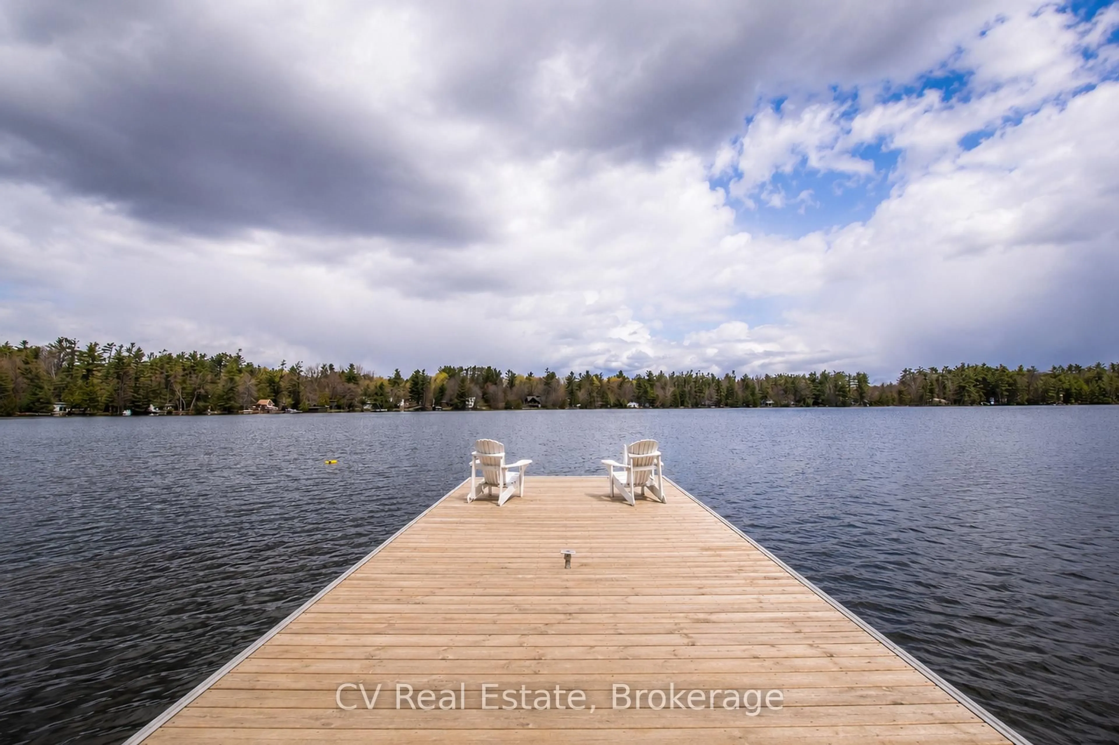 Patio, water/lake/river/ocean view for 1037 Melody Hill Rd, Muskoka Lakes Ontario P0C 1M0