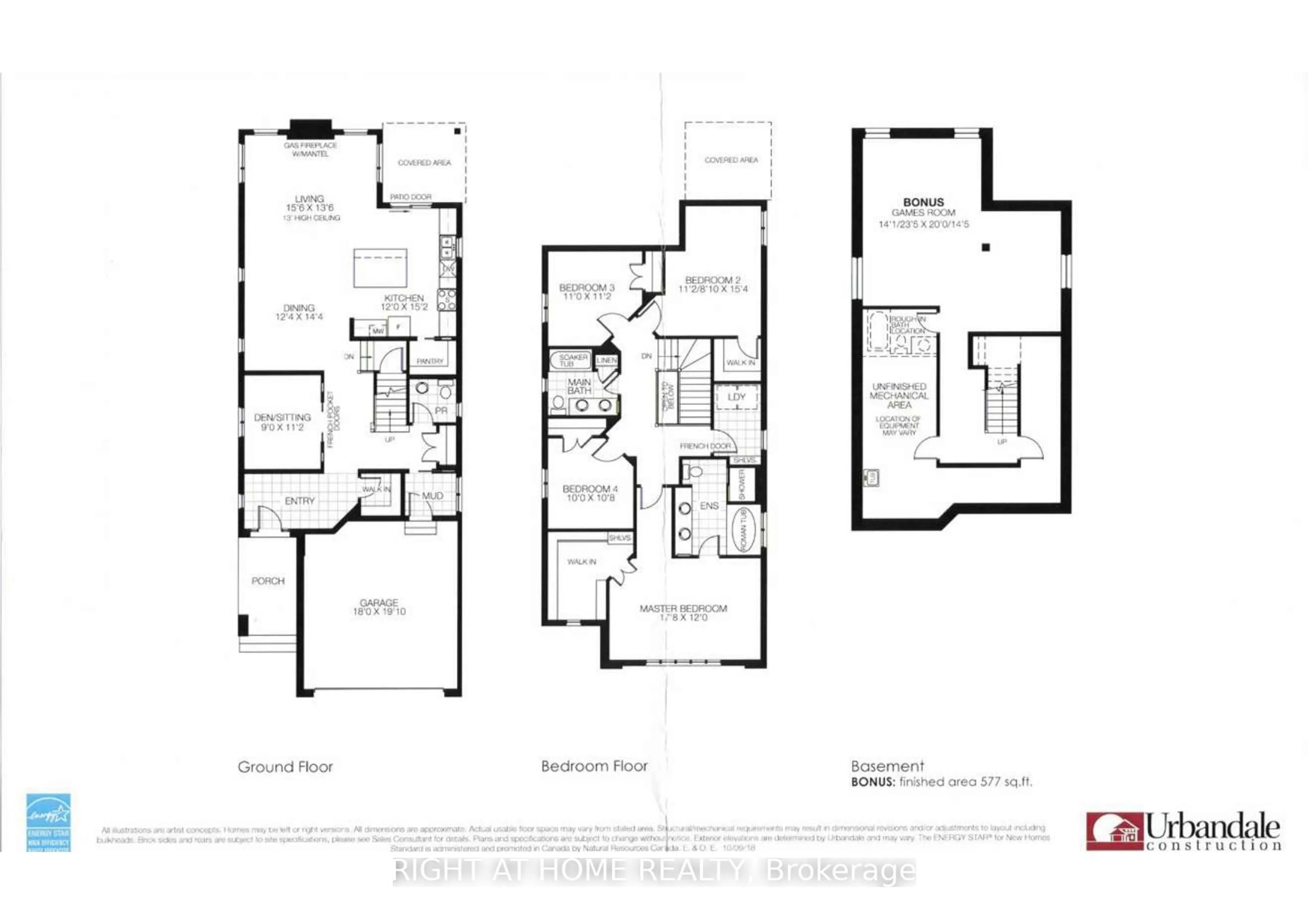 Floor plan for 289 MOUNT NEBO Way, Gloucester Ontario K1X 0E1