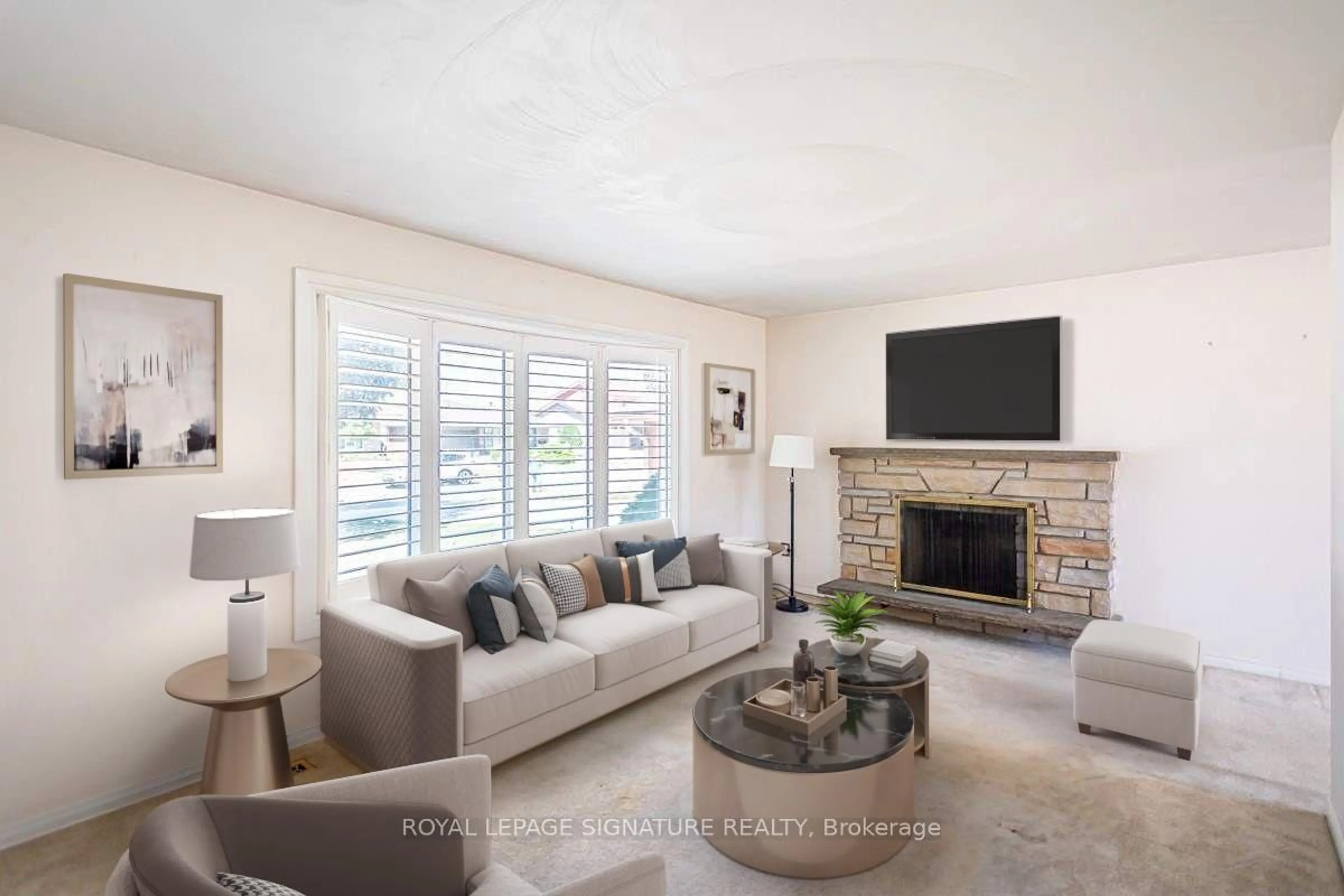 Living room with furniture, unknown for 161 Greenford Dr, Hamilton Ontario L8G 2G9