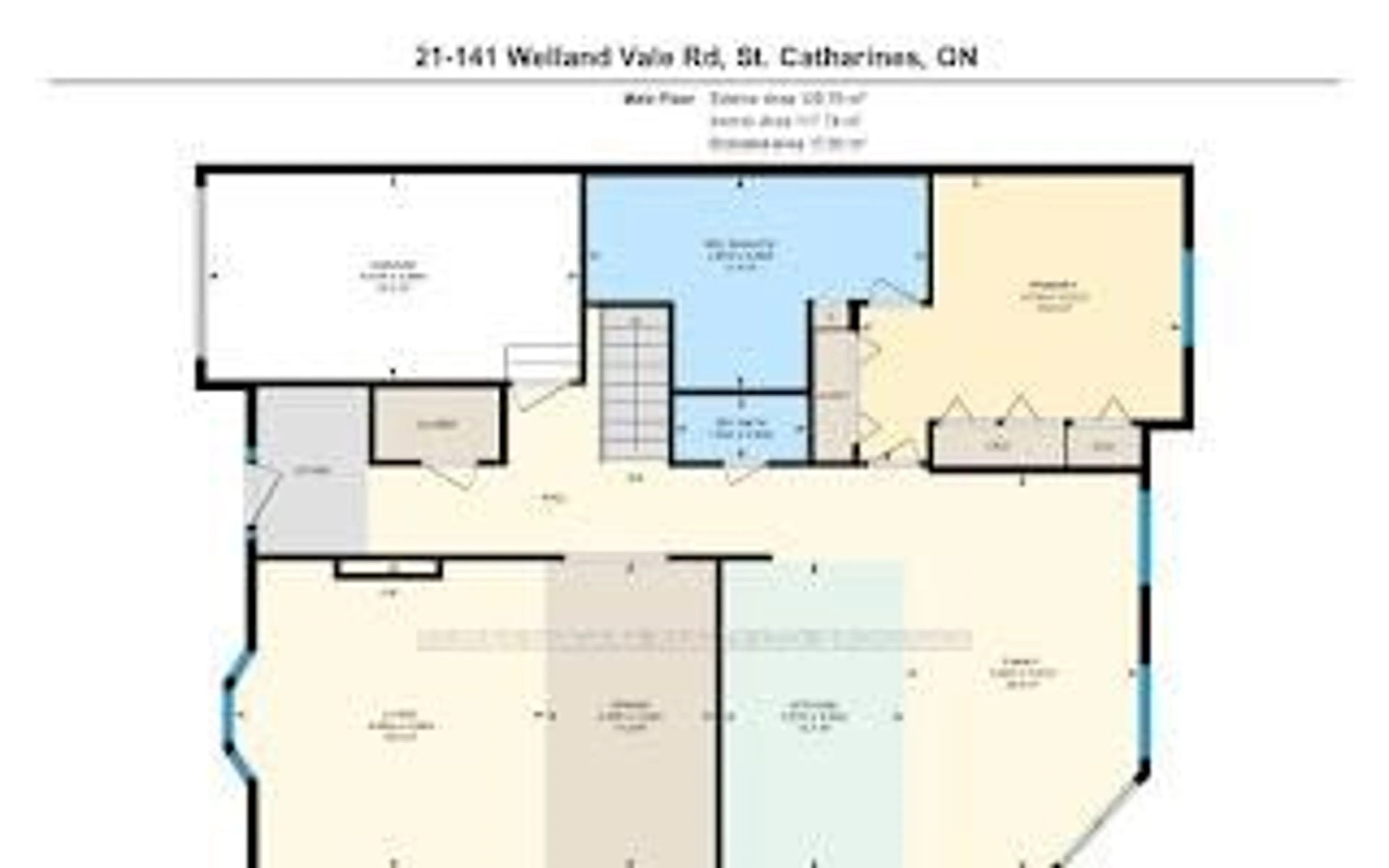 Floor plan for 141 Welland Vale Rd #21, St. Catharines Ontario L2S 3S7