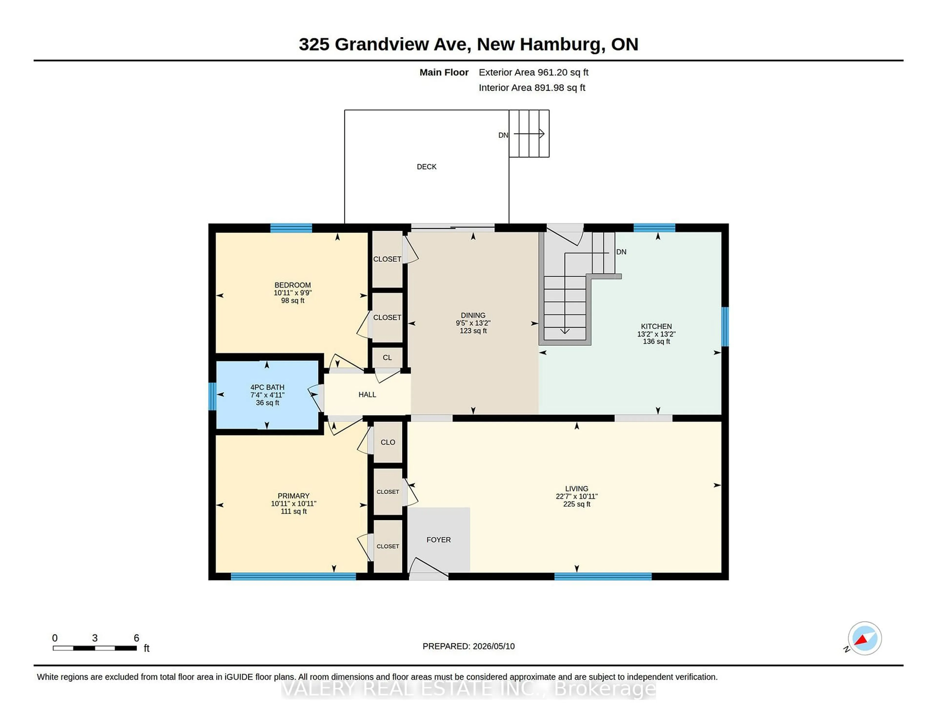 Floor plan for 325 Grandview Ave, Wilmot Ontario N3A 1L5