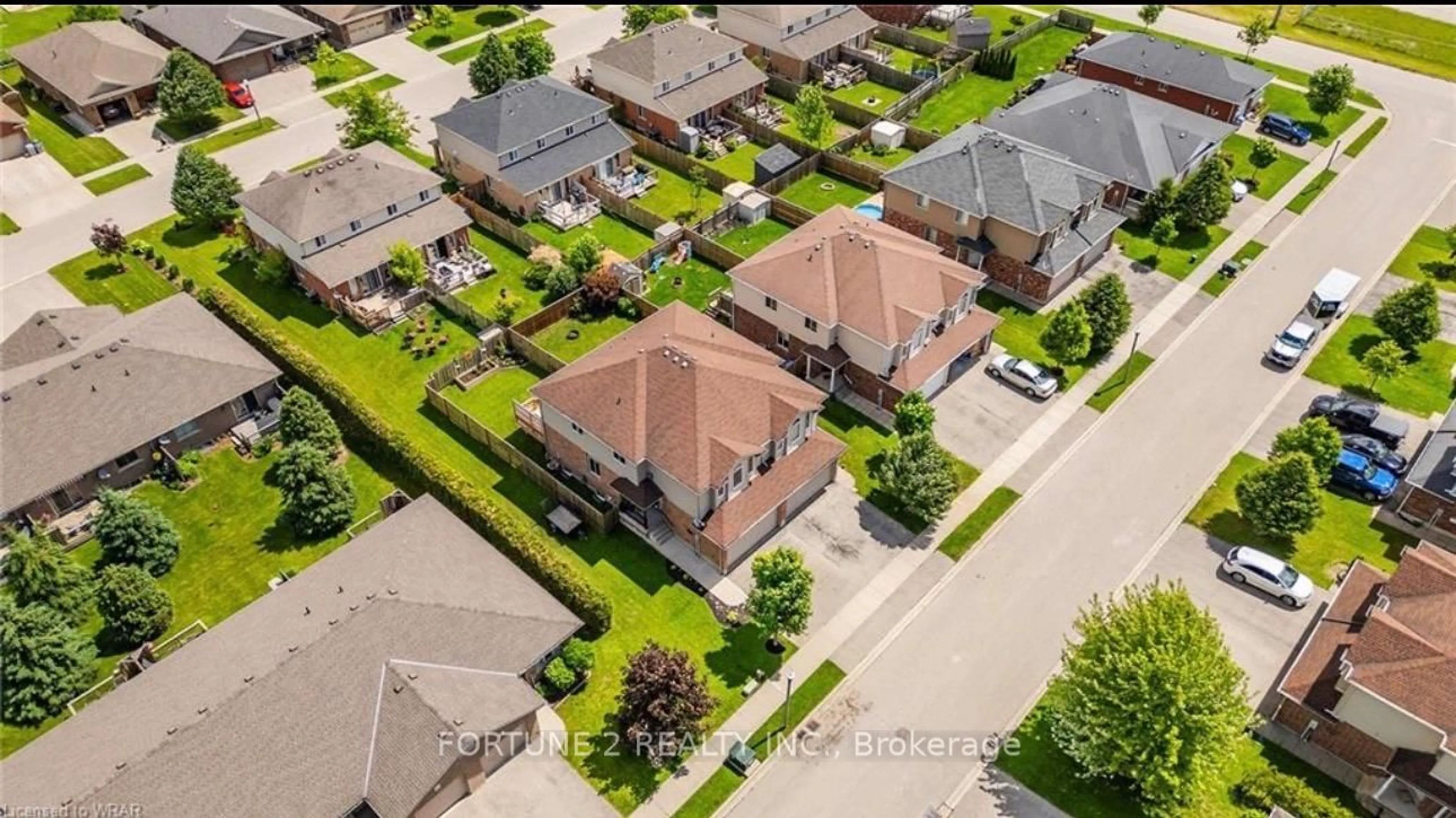 A pic from outside/outdoor area/front of a property/back of a property/a pic from drone, street for 455 Danby St, North Perth Ontario N4W 0A5