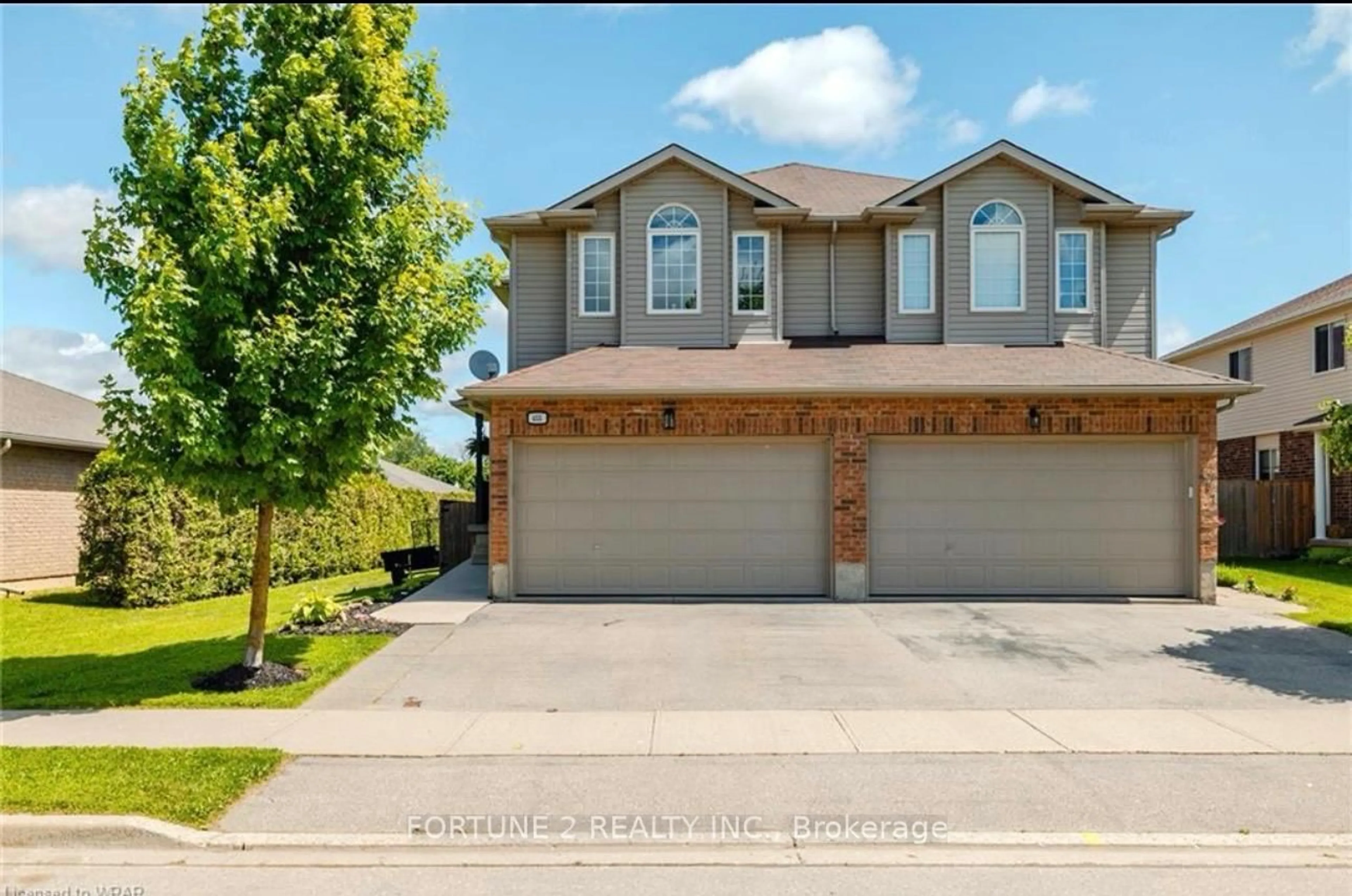 A pic from outside/outdoor area/front of a property/back of a property/a pic from drone, street for 455 Danby St, North Perth Ontario N4W 0A5