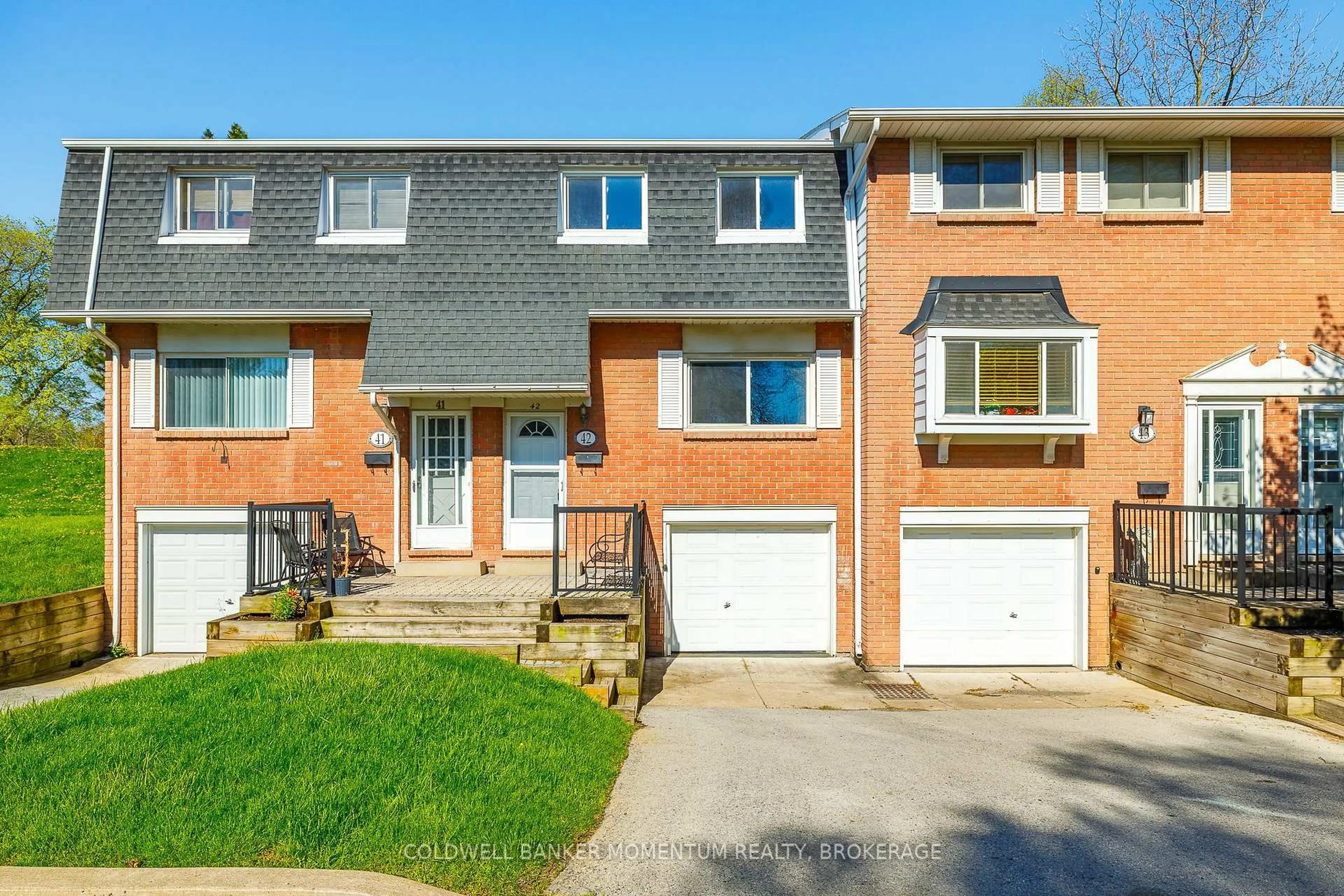 Home with brick exterior material, street for 185 DENISTOUN St #42, Welland Ontario L3C 6J6