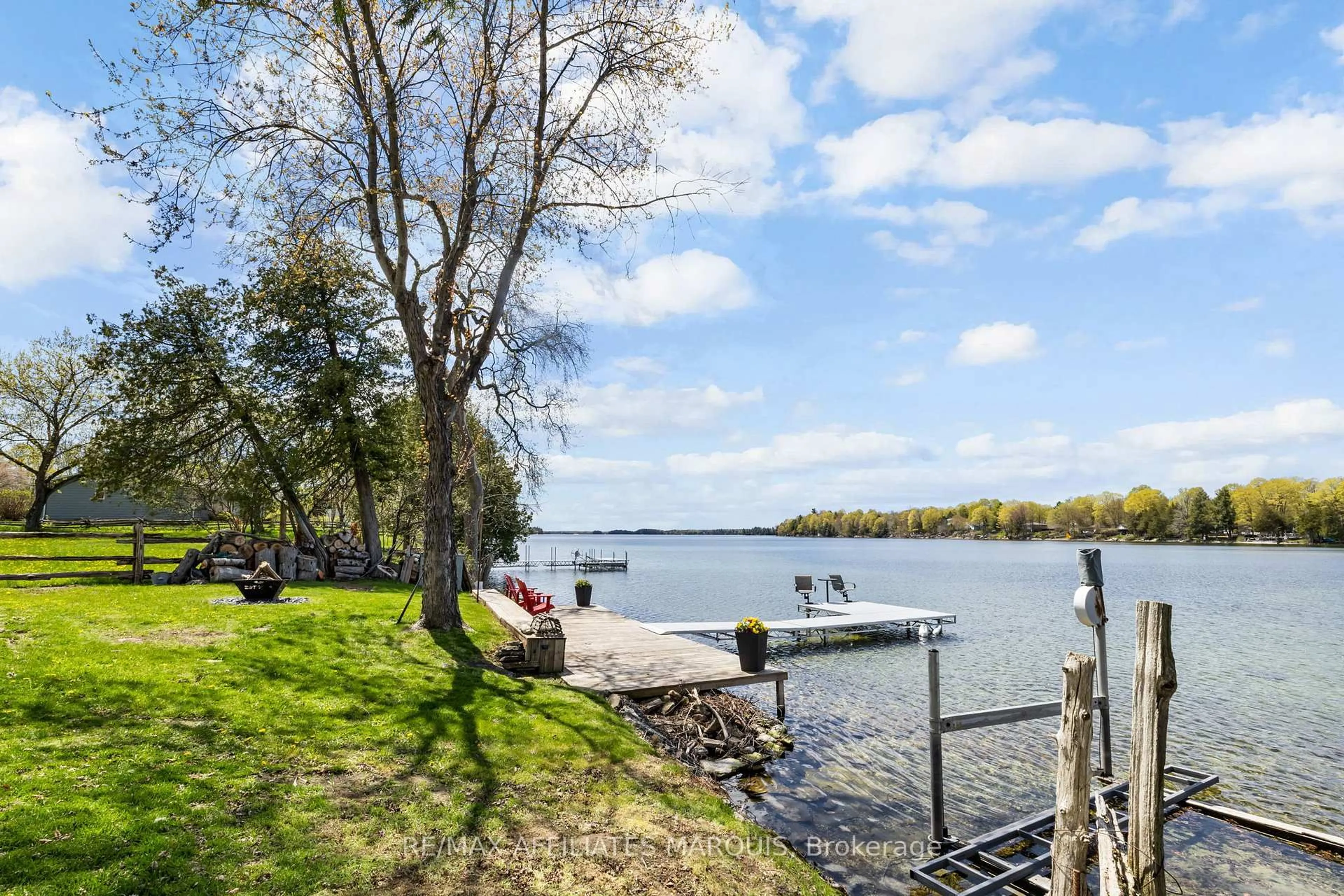Patio, water/lake/river/ocean view for 12 O1 Rd, Rideau Lakes Ontario K0G 1L0