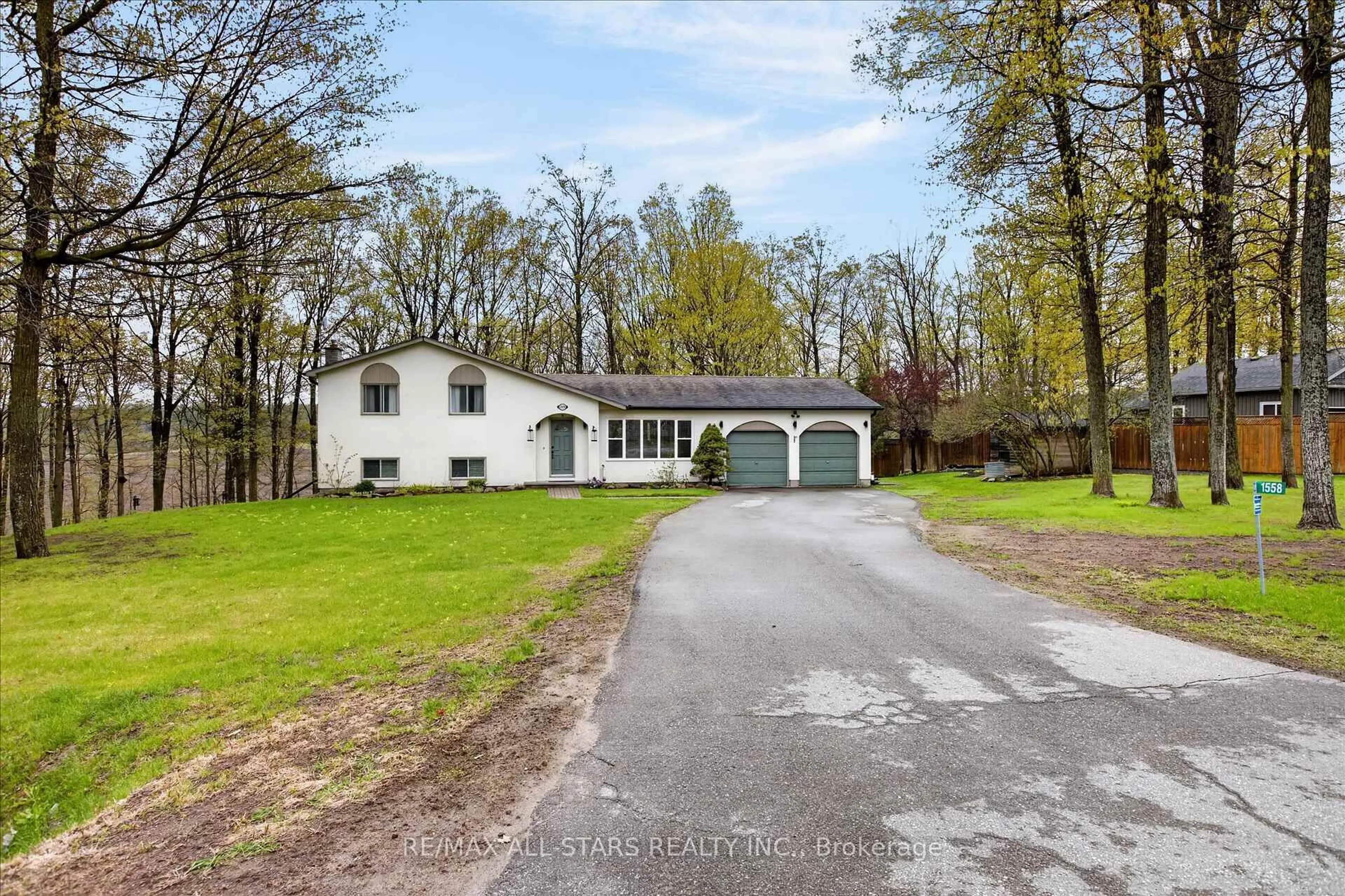 A pic from outside/outdoor area/front of a property/back of a property/a pic from drone, street for 1558 Highway 7A, Kawartha Lakes Ontario L0A 1A0