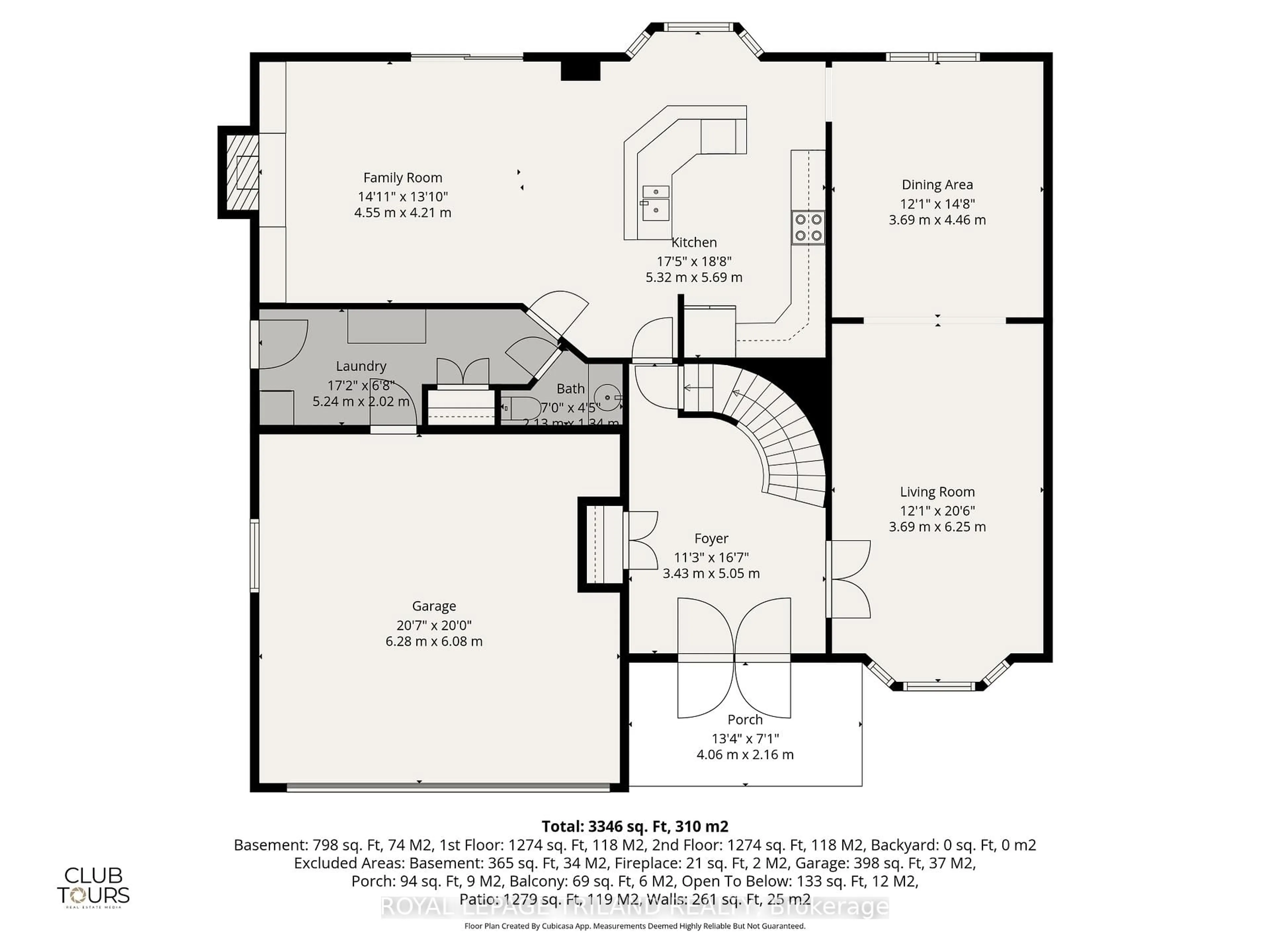 Floor plan for 48 Tamarack Cres, London South Ontario N6K 3J7