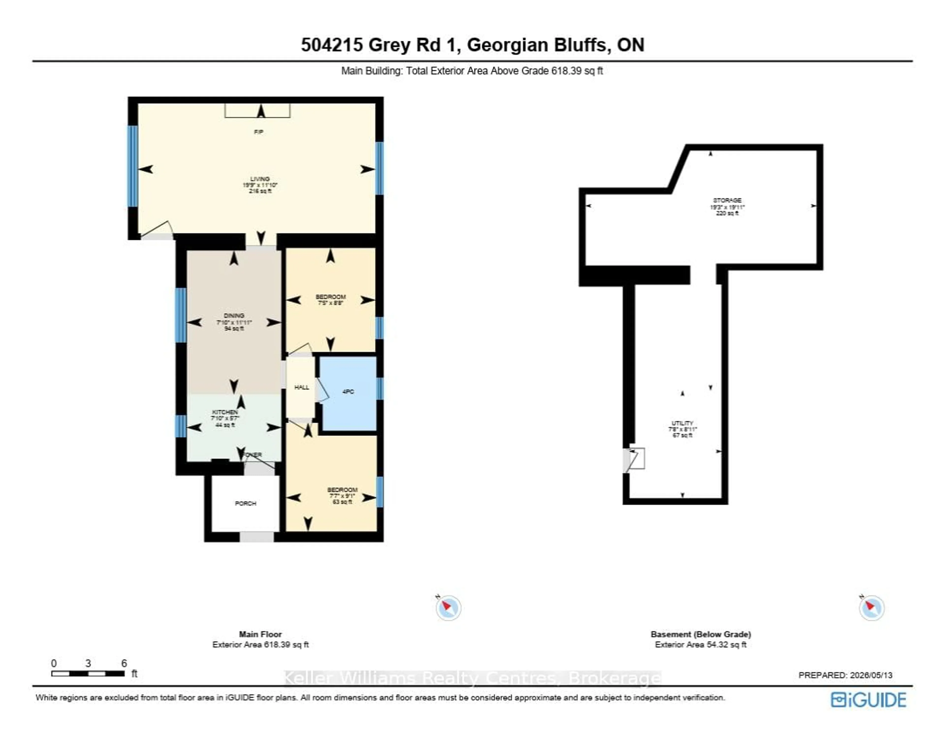 Floor plan for 504215 Grey Road 1, Georgian Bluffs Ontario N0H 2T0