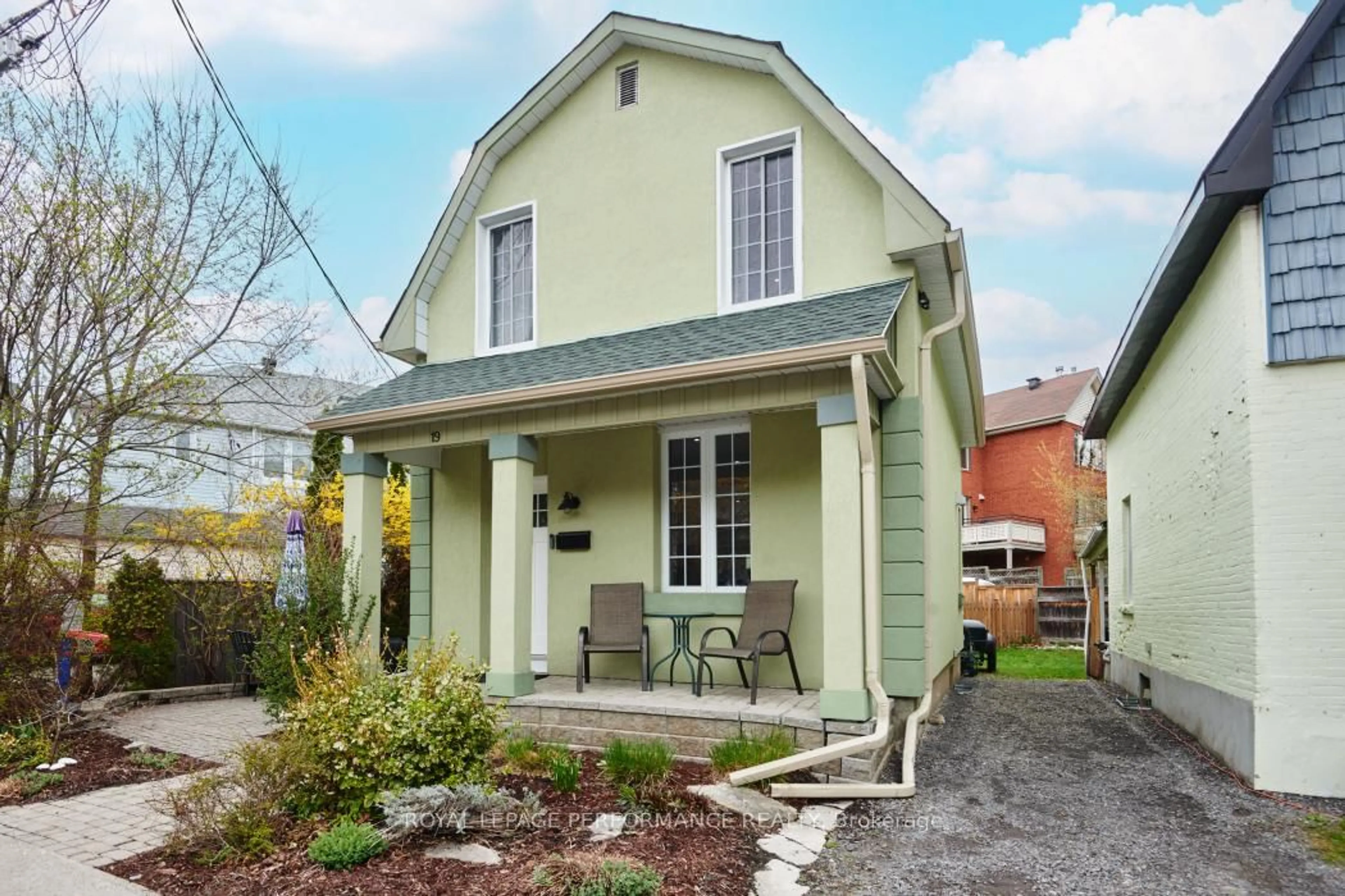 Home with vinyl exterior material, street for 19 Windsor Ave, Ottawa Ontario K1S 0W3