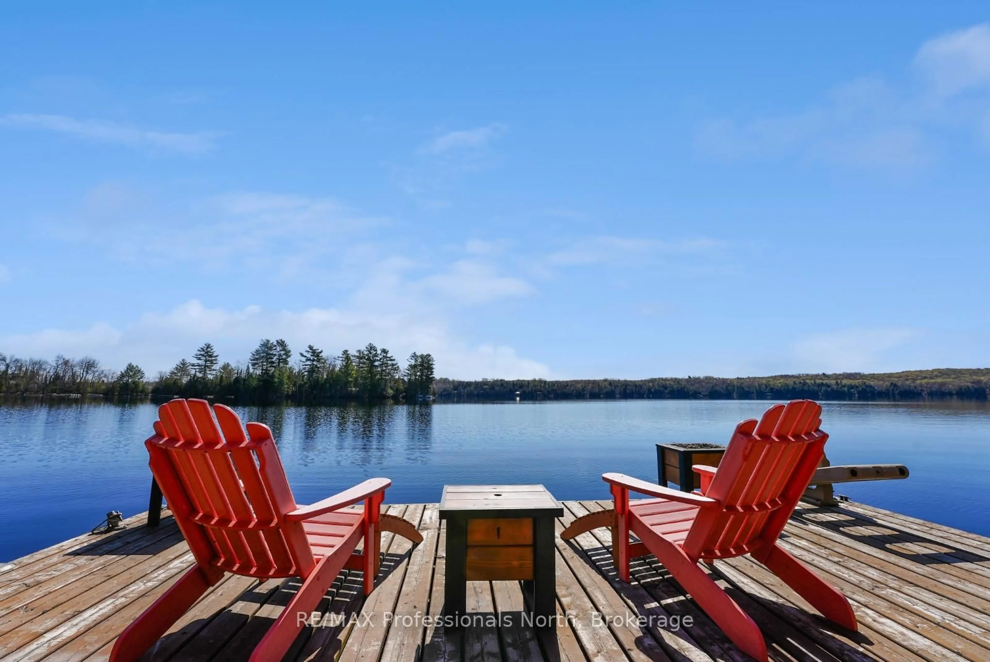 Patio, water/lake/river/ocean view for 1125 Caribou Rd, Minden Hills Ontario K0M 2K0