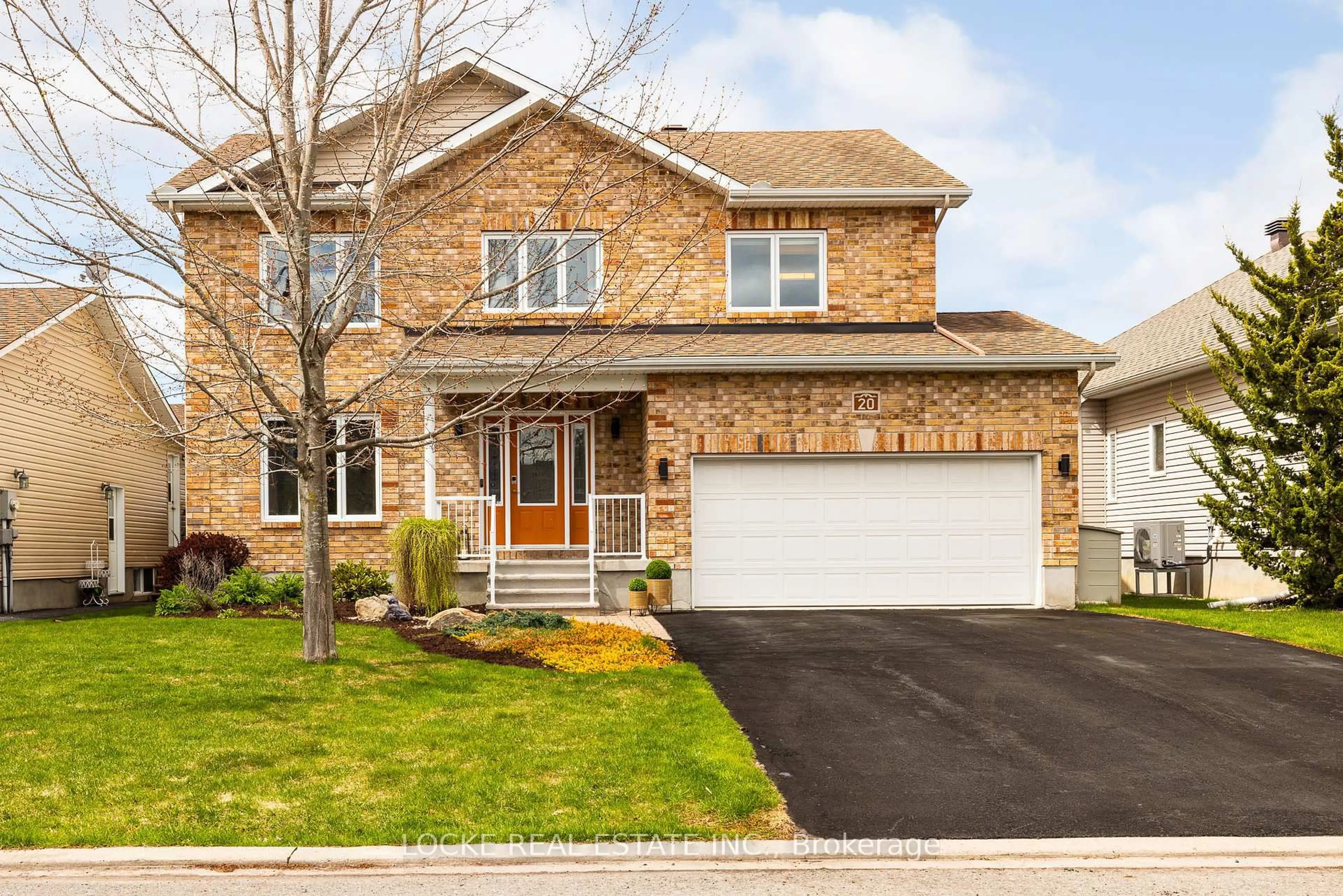 Home with brick exterior material, street for 20 Pebblemill Lane, Russell Ontario K4R 0A8