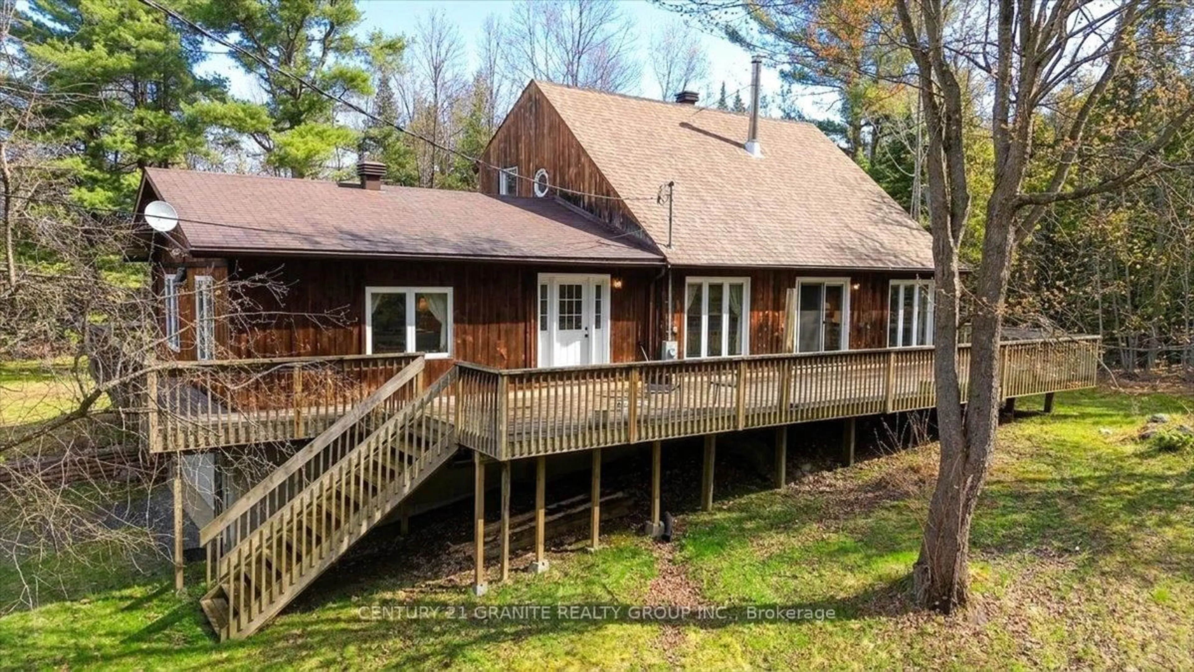 A pic from outside/outdoor area/front of a property/back of a property/a pic from drone, water/lake/river/ocean view for 2194 3rd Concession, Lanark Ontario K0G 1K0