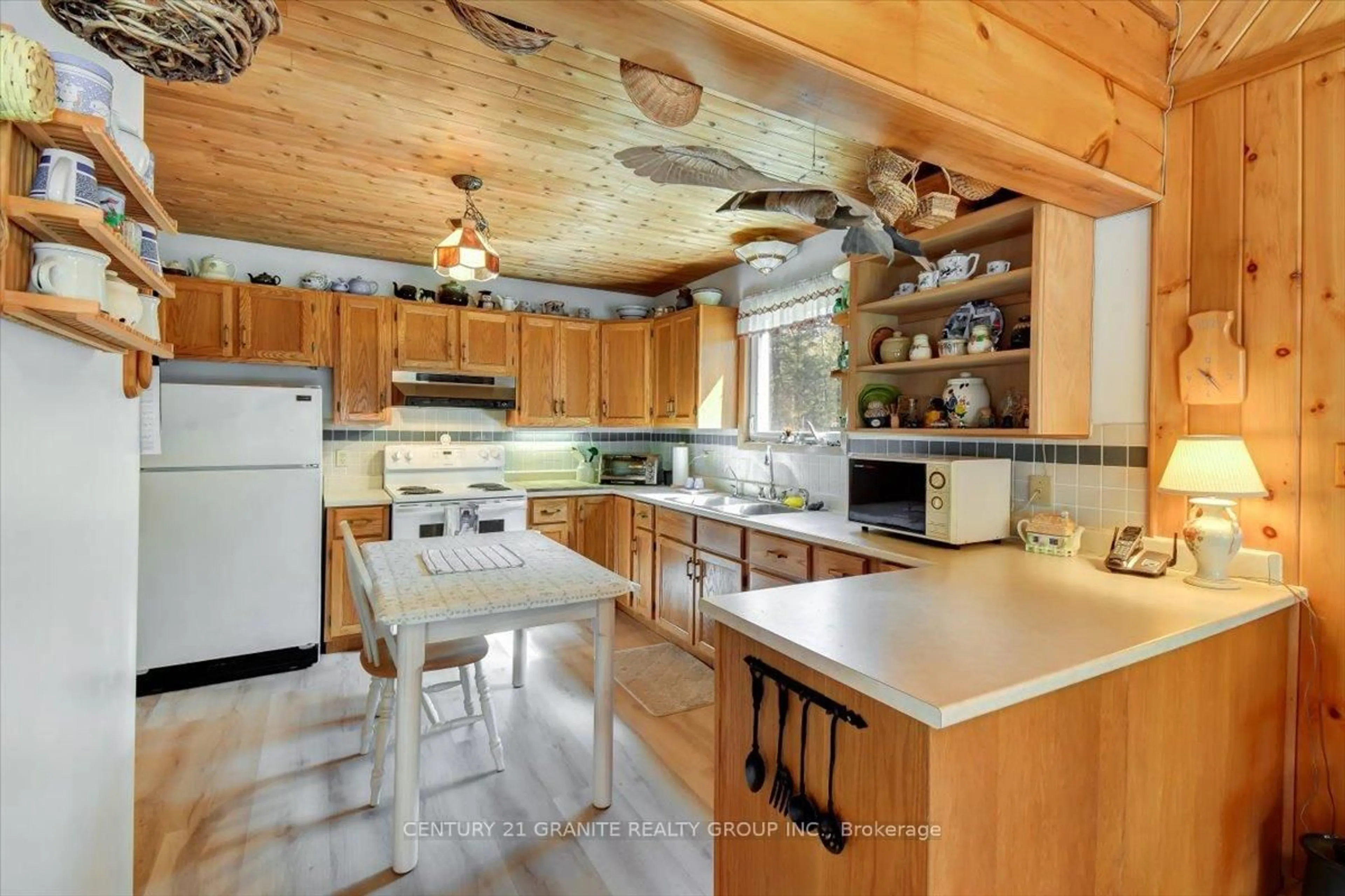 Open concept kitchen, ceramic/tile floor for 2194 3rd Concession, Lanark Ontario K0G 1K0