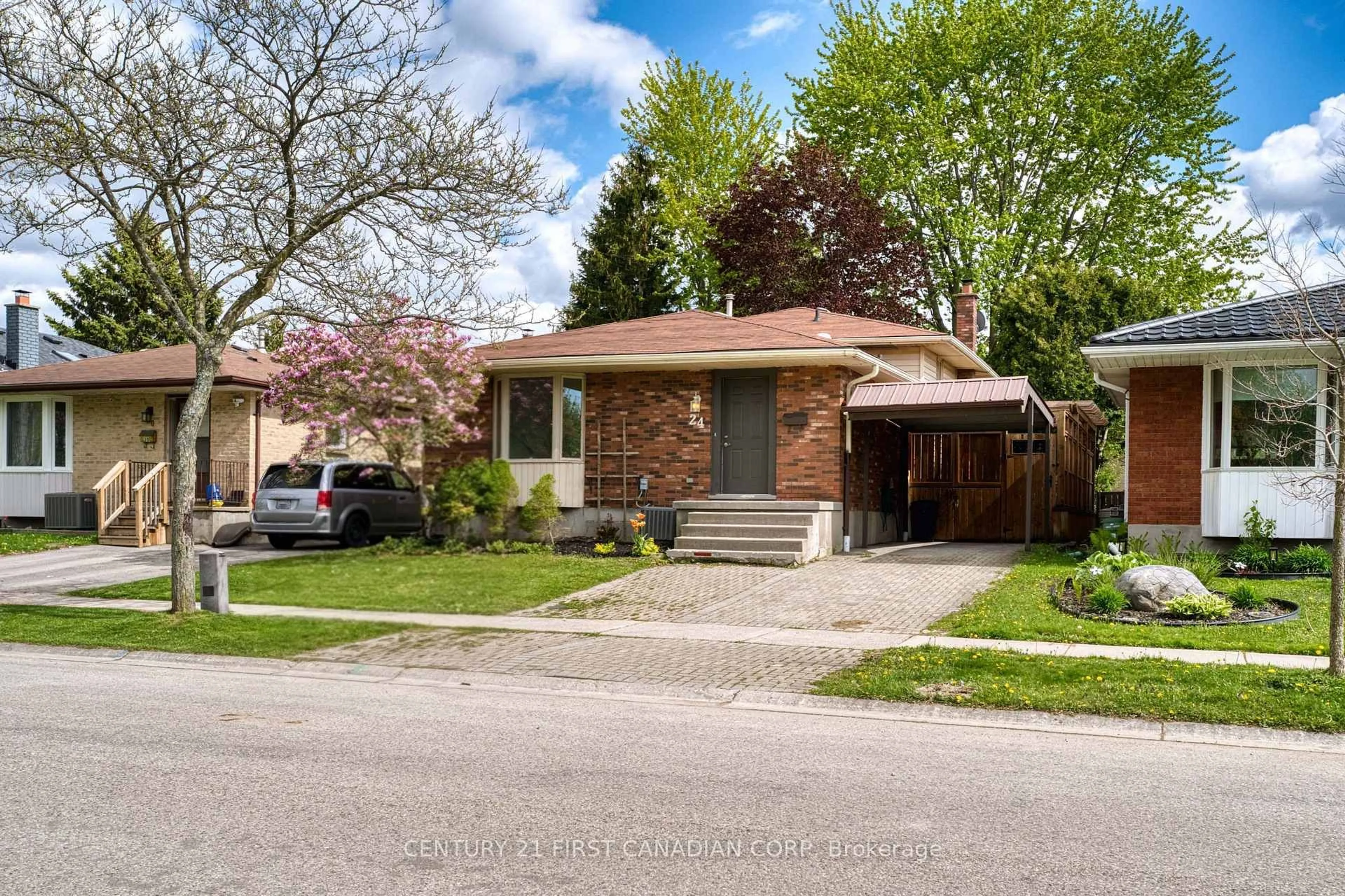 Home with brick exterior material, street for 24 Blanchard Cres, London North Ontario N6G 4E2