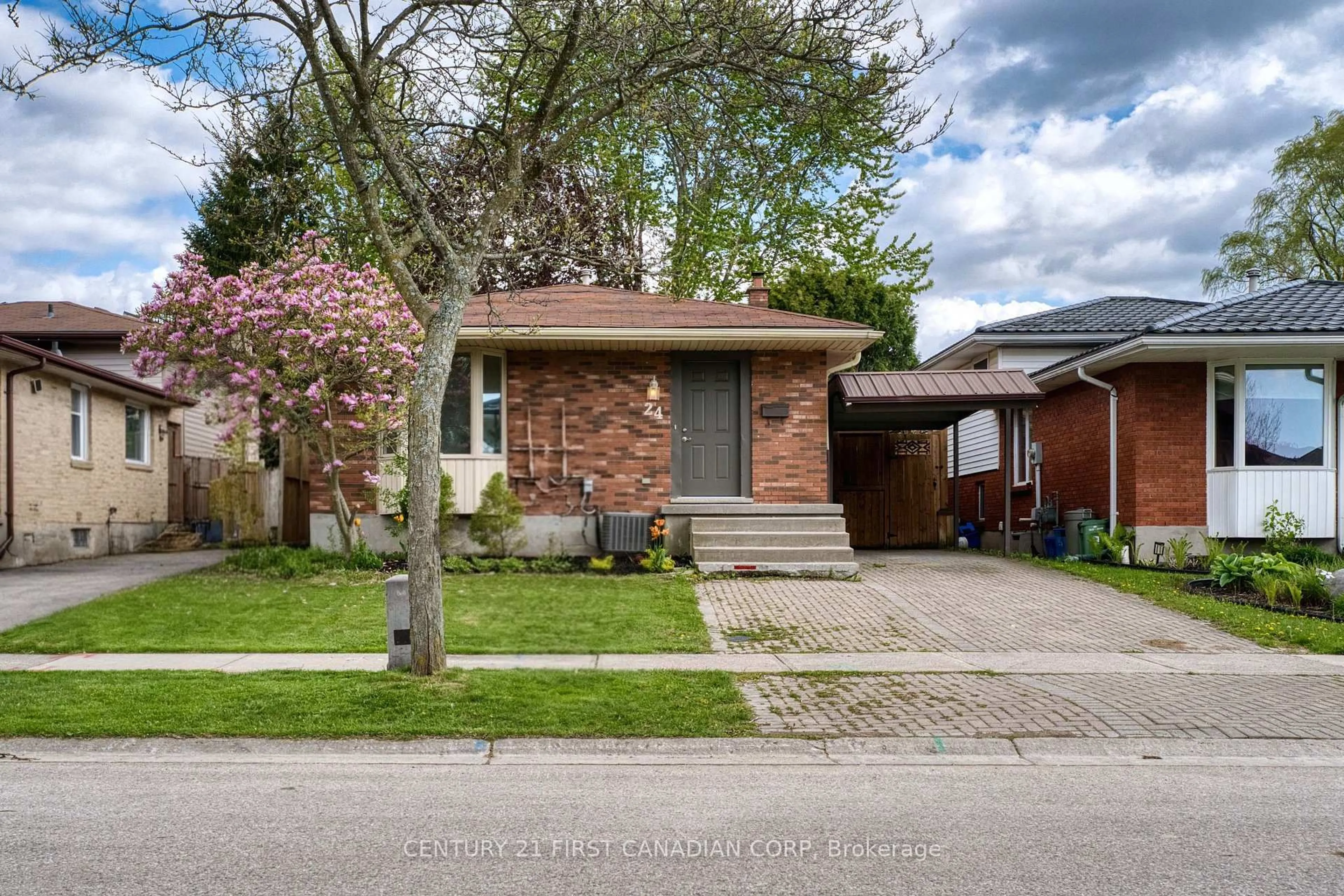 Home with brick exterior material, street for 24 Blanchard Cres, London North Ontario N6G 4E2
