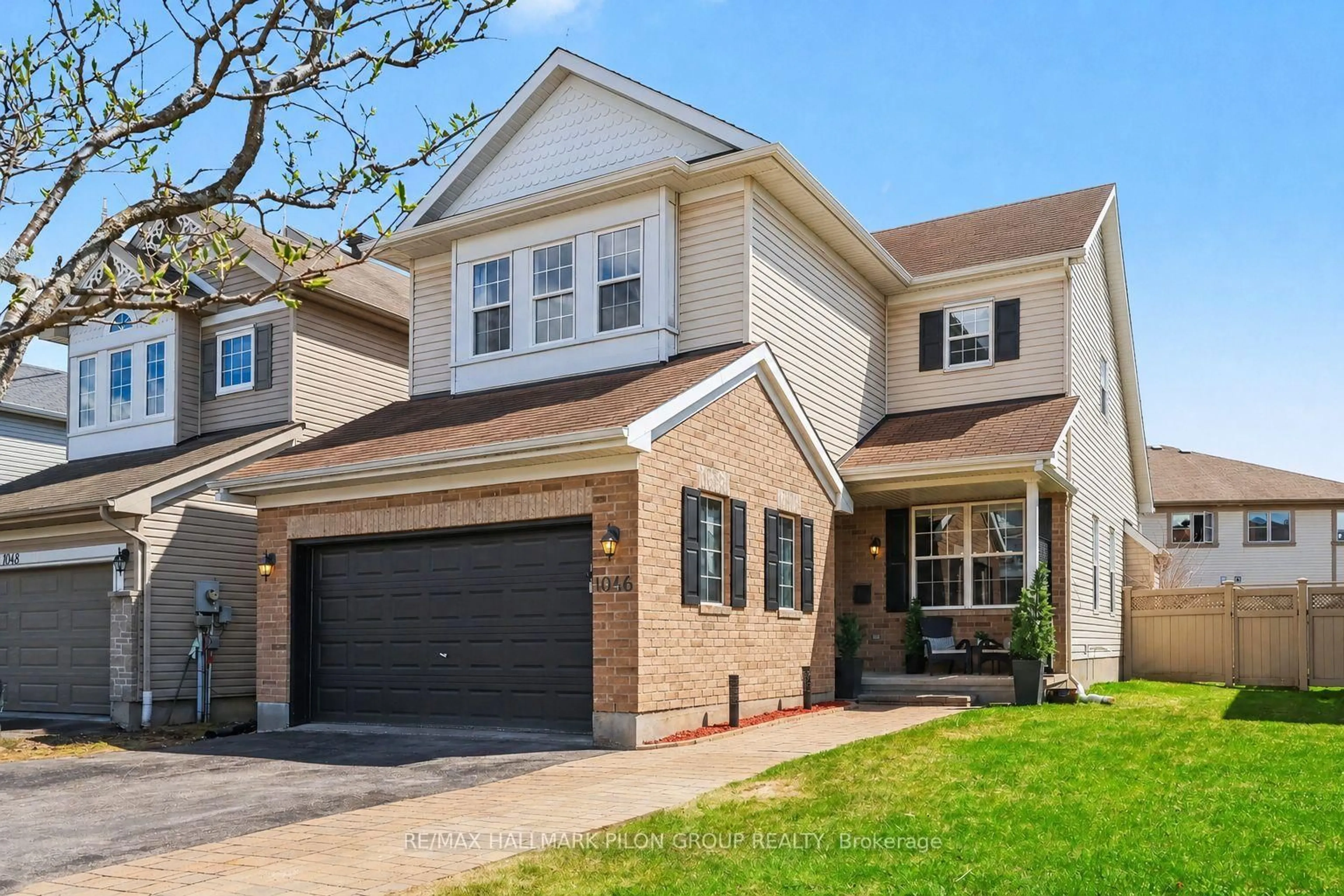 Home with brick exterior material, street for 1046 Fieldfair Way, Orleans Ontario K4A 0E2