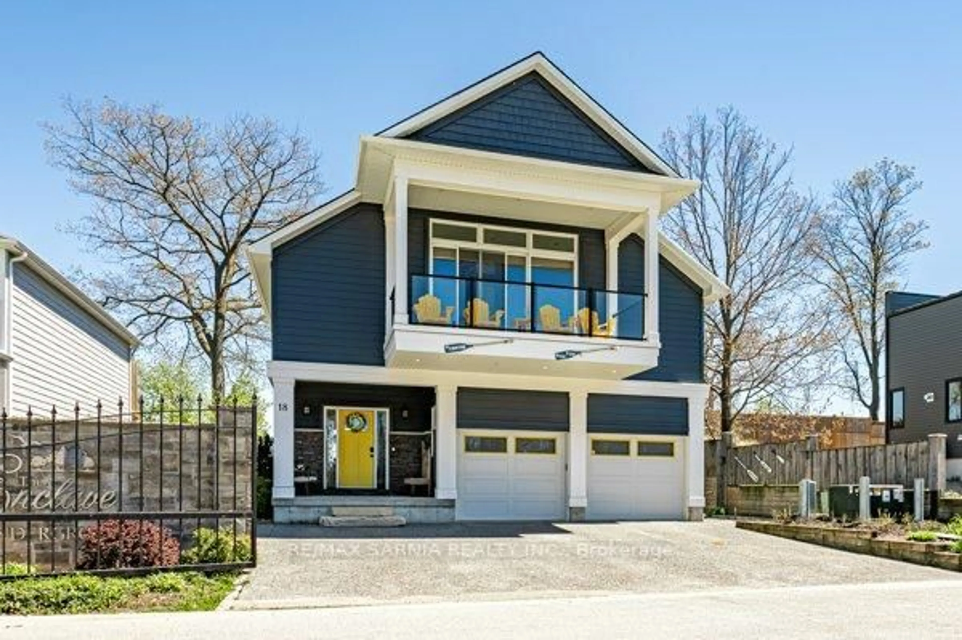 Home with brick exterior material, street for 18 Centre St, Lambton Shores Ontario N0M 1T0
