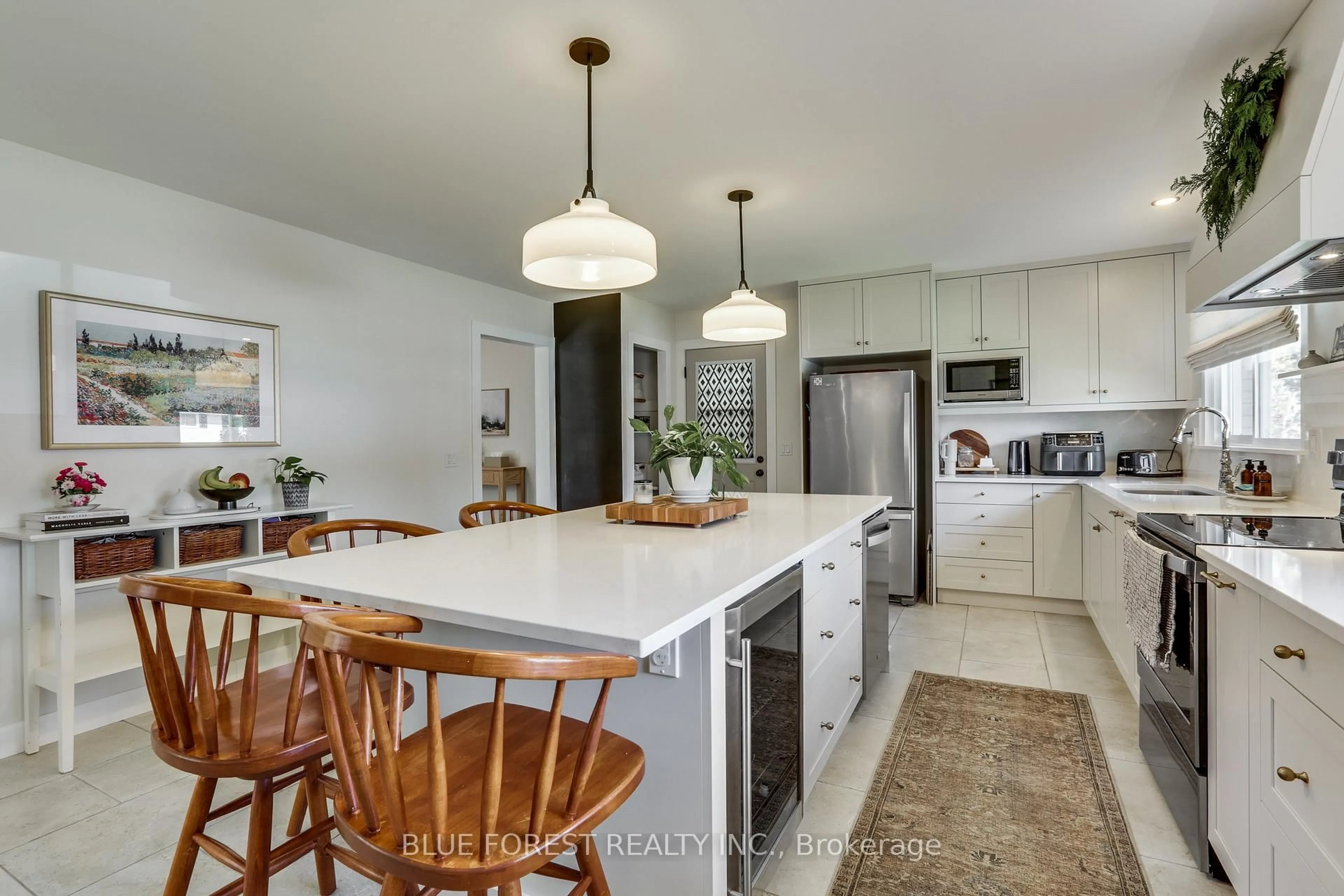 Open concept kitchen, ceramic/tile floor for 225 Coulton Dr, West Perth Ontario N0K 1N0