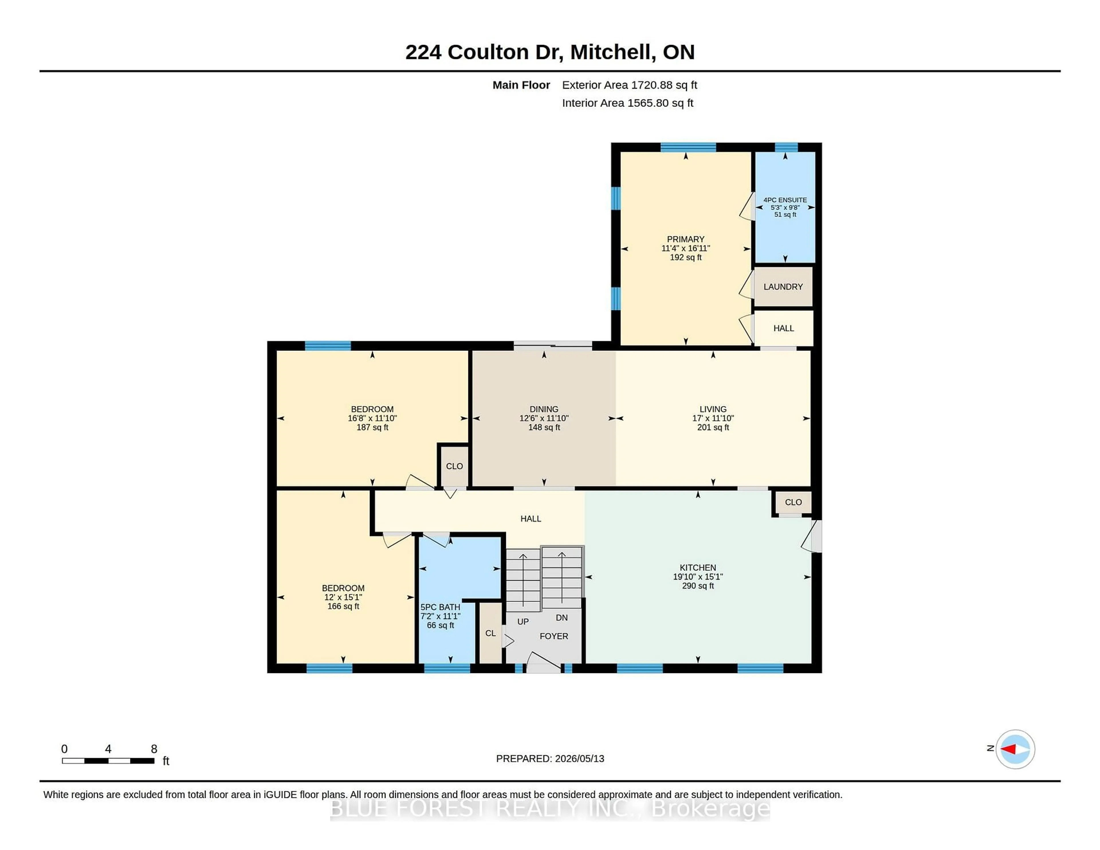 Floor plan for 225 Coulton Dr, West Perth Ontario N0K 1N0