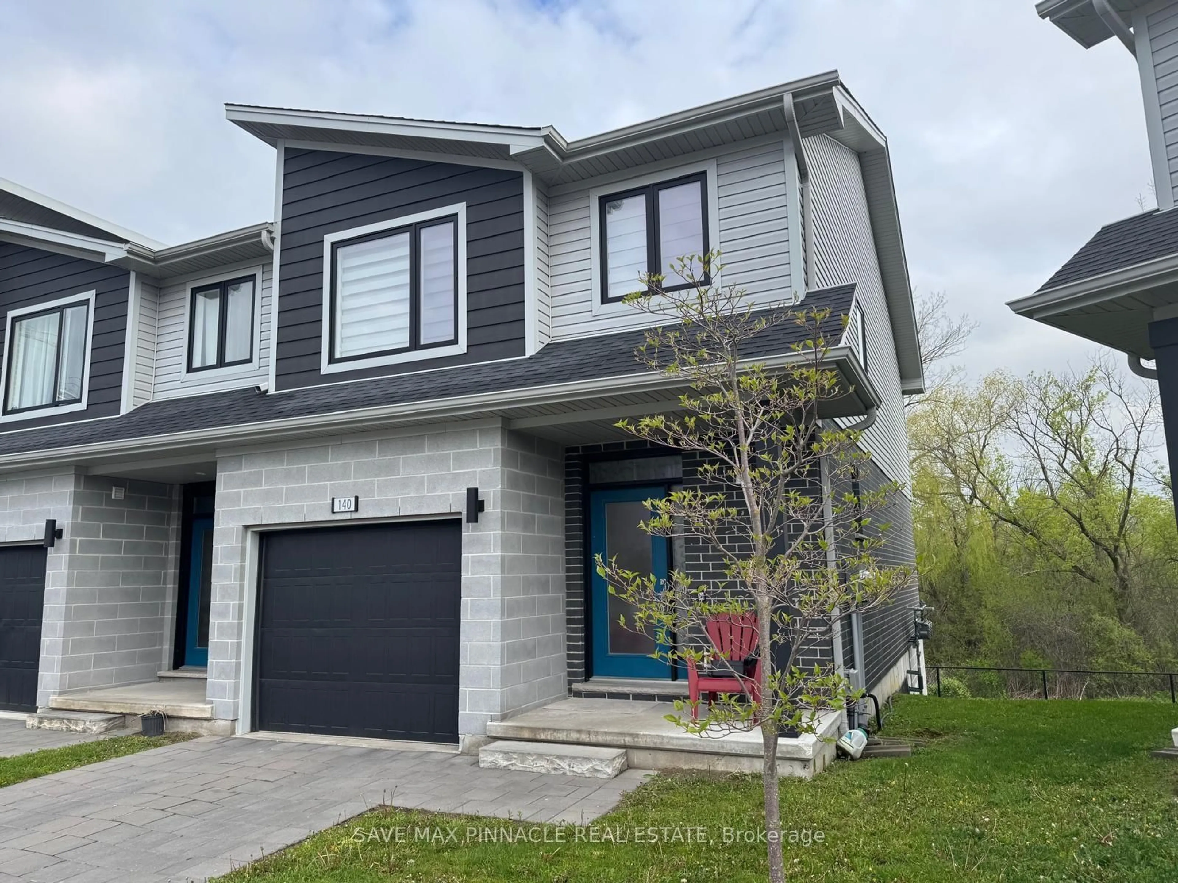 Home with vinyl exterior material, street for 177 Edgevalley Rd #140, London East Ontario N5V 0C5
