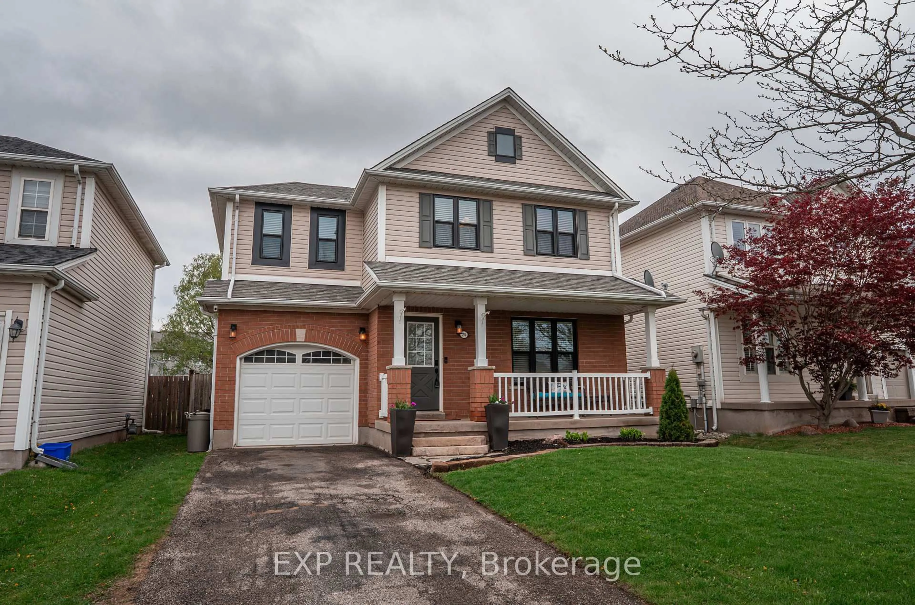 Home with brick exterior material, street for 24 lovell Cres, Brantford Ontario N3T 6P3