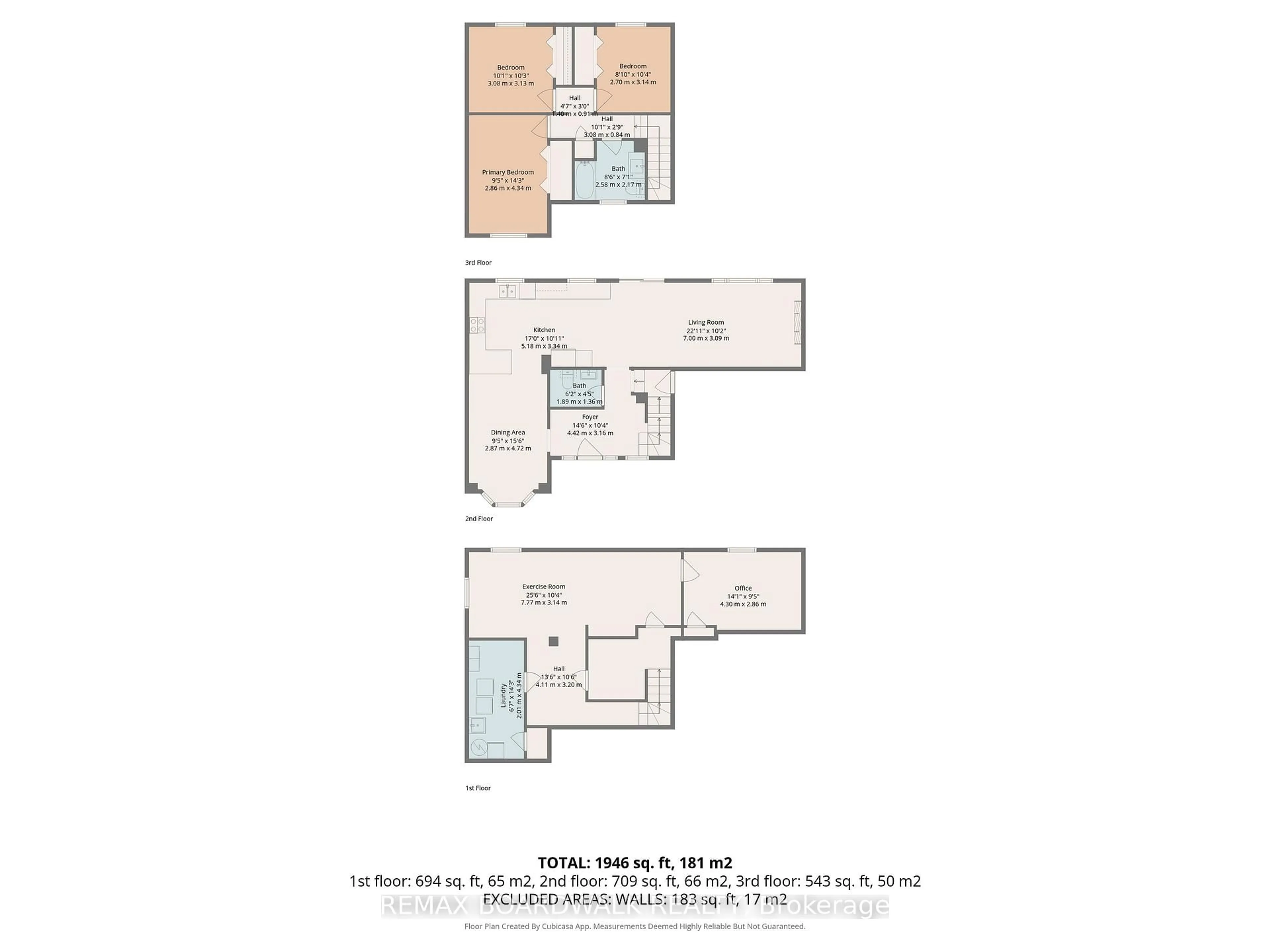 Floor plan for 385 Brock St, Brockville Ontario K6V 6E8