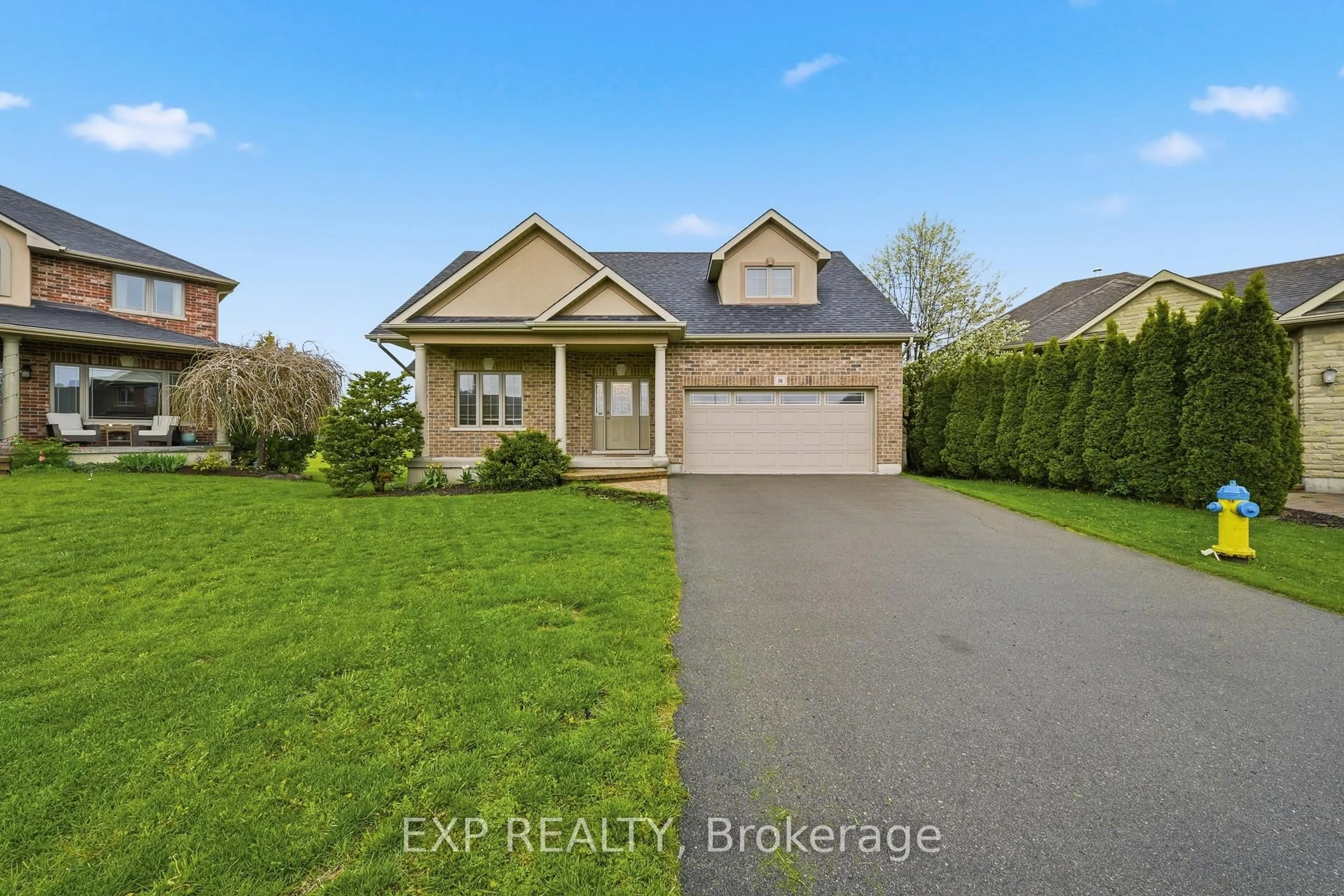 A pic from outside/outdoor area/front of a property/back of a property/a pic from drone, street for 16 Amber Pl, Belleville Ontario K8P 0B5