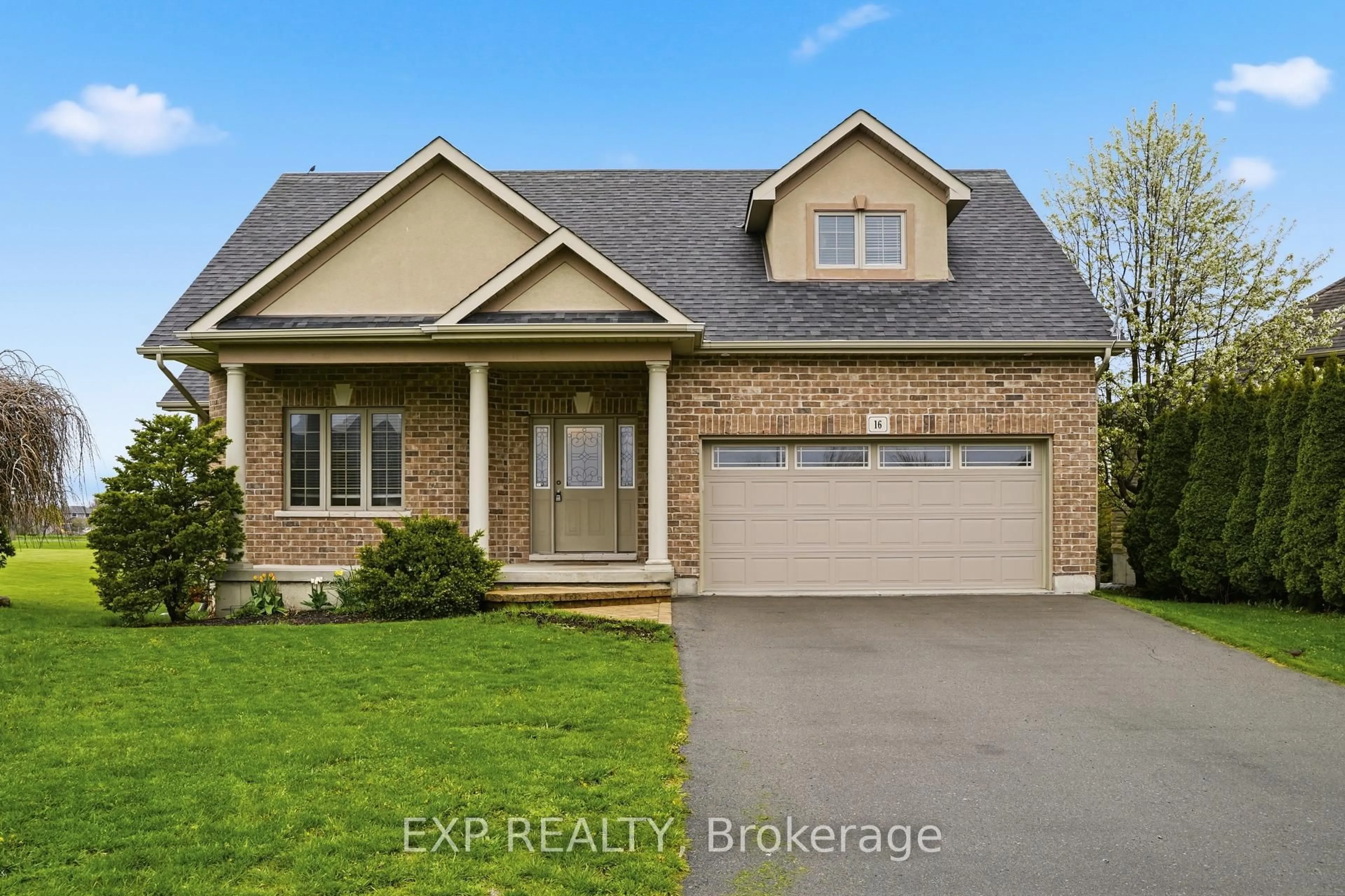Home with brick exterior material, street for 16 Amber Pl, Belleville Ontario K8P 0B5