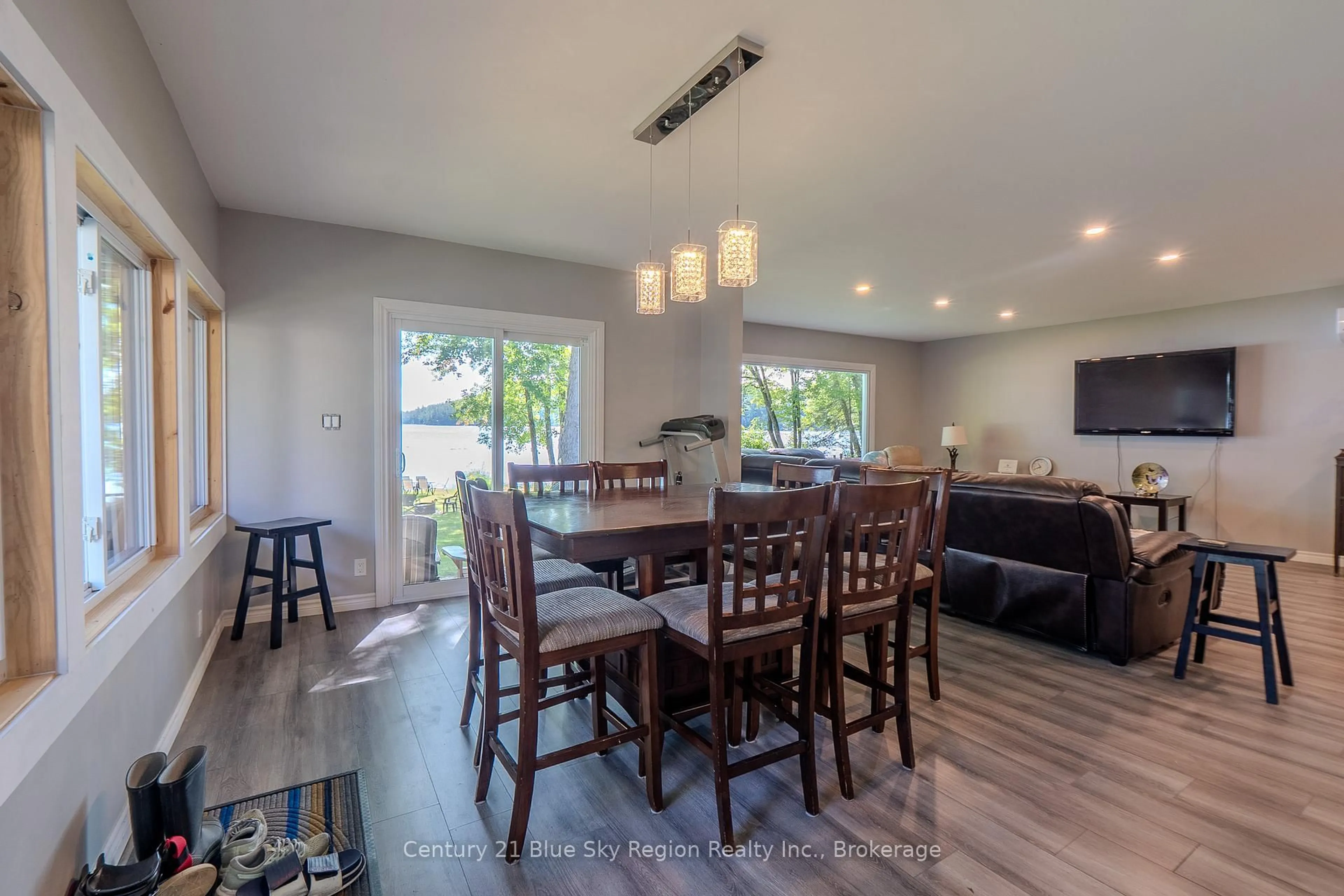 Open concept kitchen, unknown for 28 Andrews Lane, Bonfield Ontario P0H 1E0