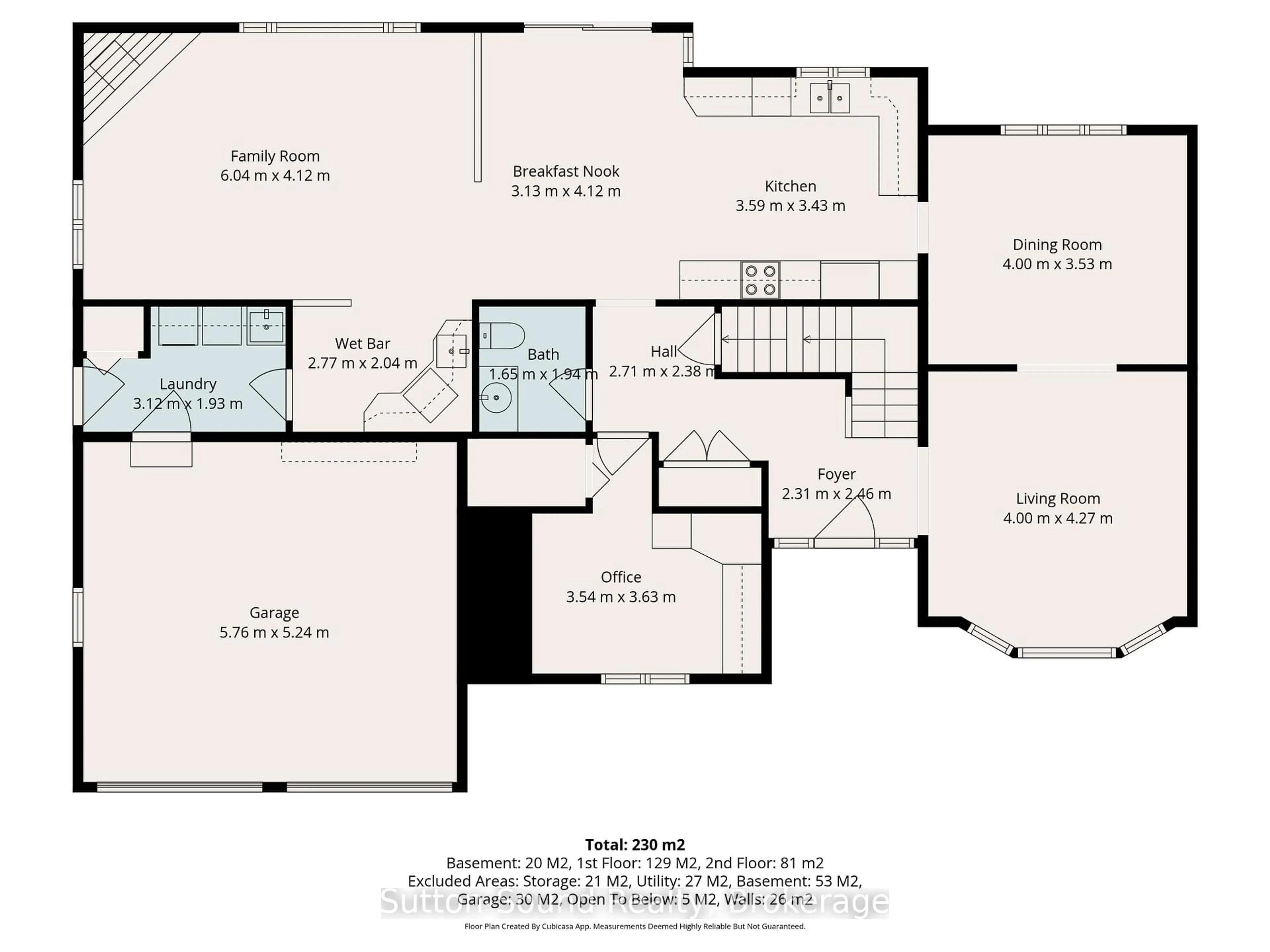 Floor plan for 345 Beechwood Dr, Georgian Bluffs Ontario N4K 5N6