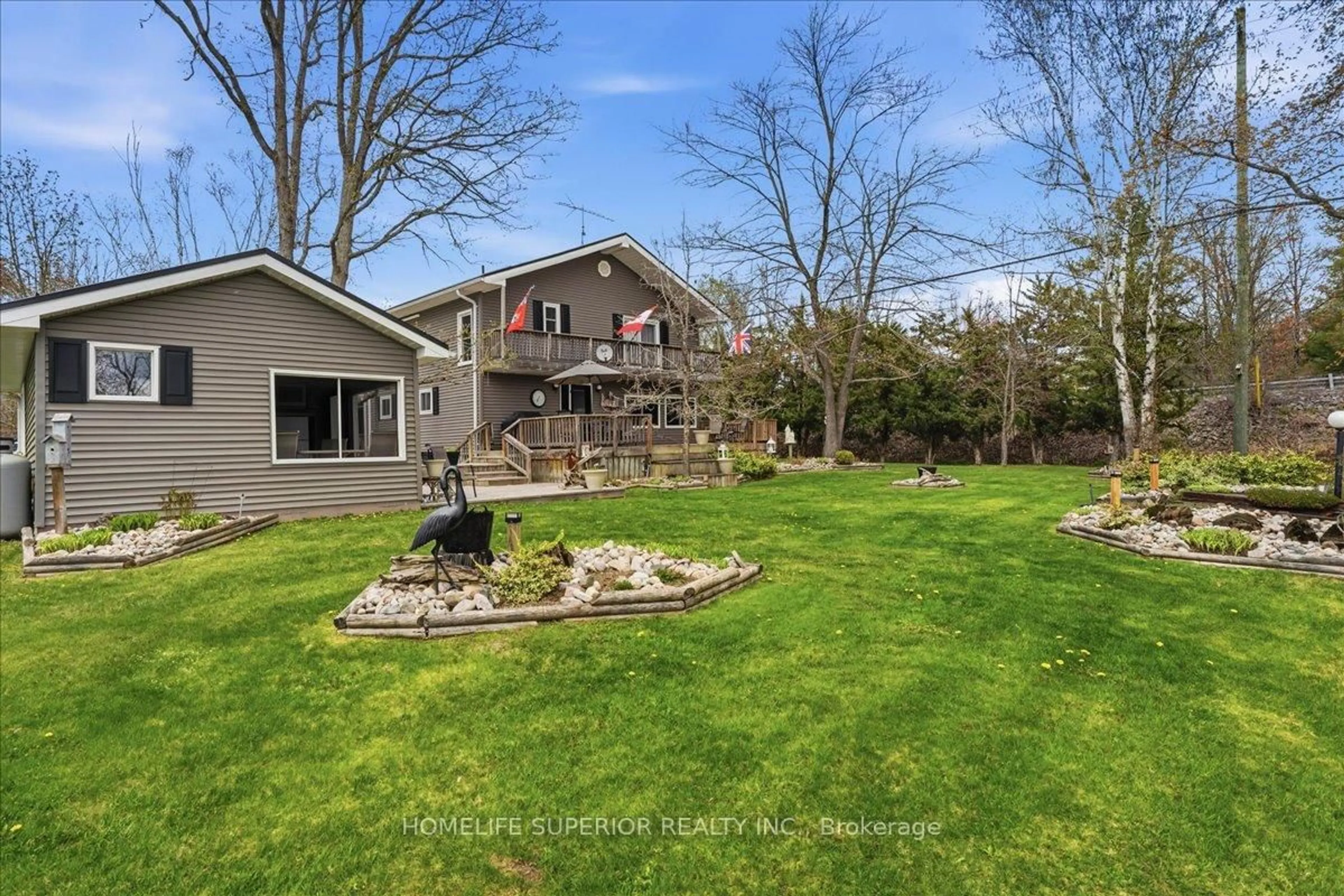 A pic from outside/outdoor area/front of a property/back of a property/a pic from drone, water/lake/river/ocean view for 565 Cordova Rd, Limoges Ontario K0K 2M0