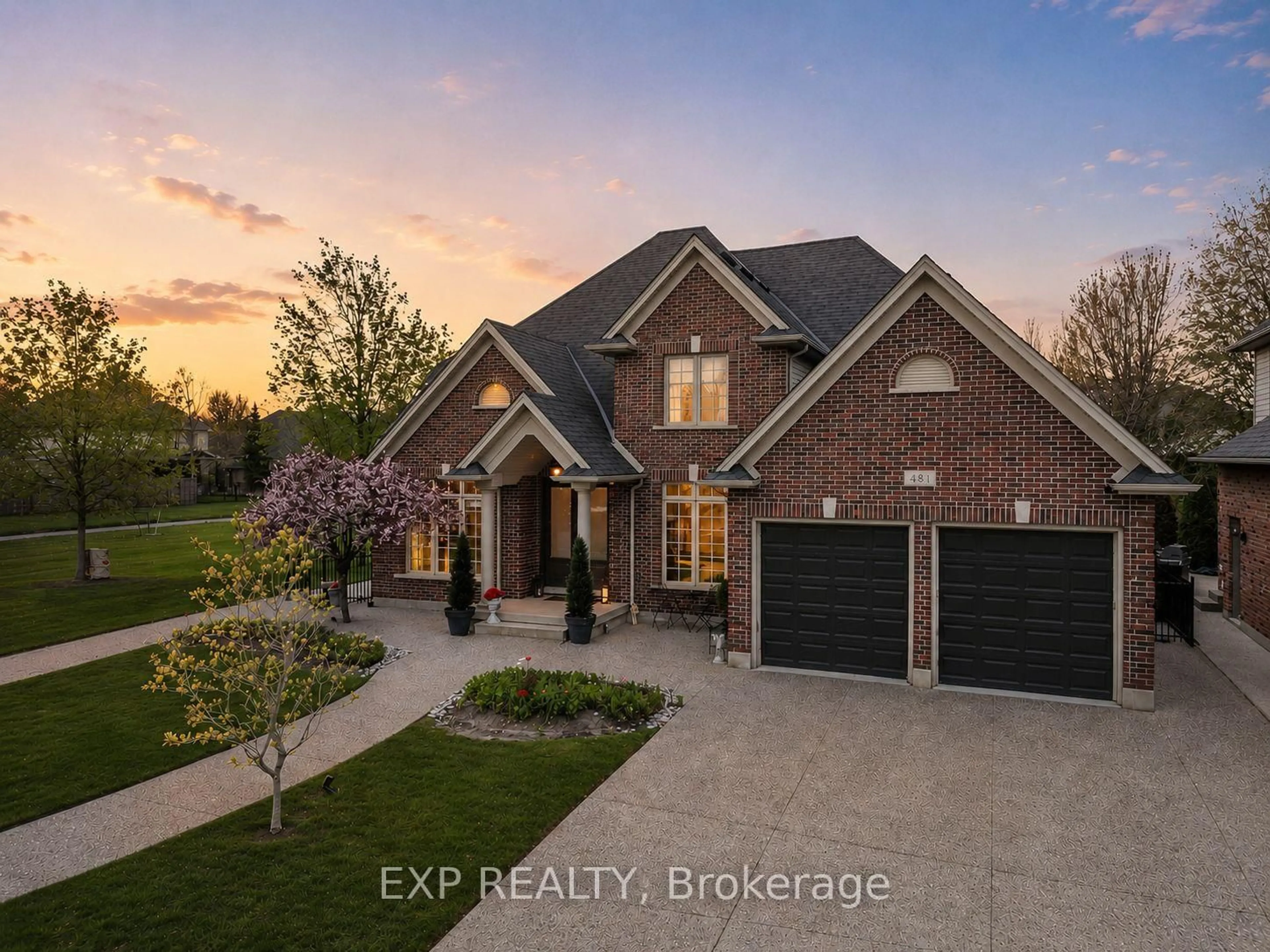 Home with brick exterior material, street for 481 Plane Tree Dr, London North Ontario N6G 5L6