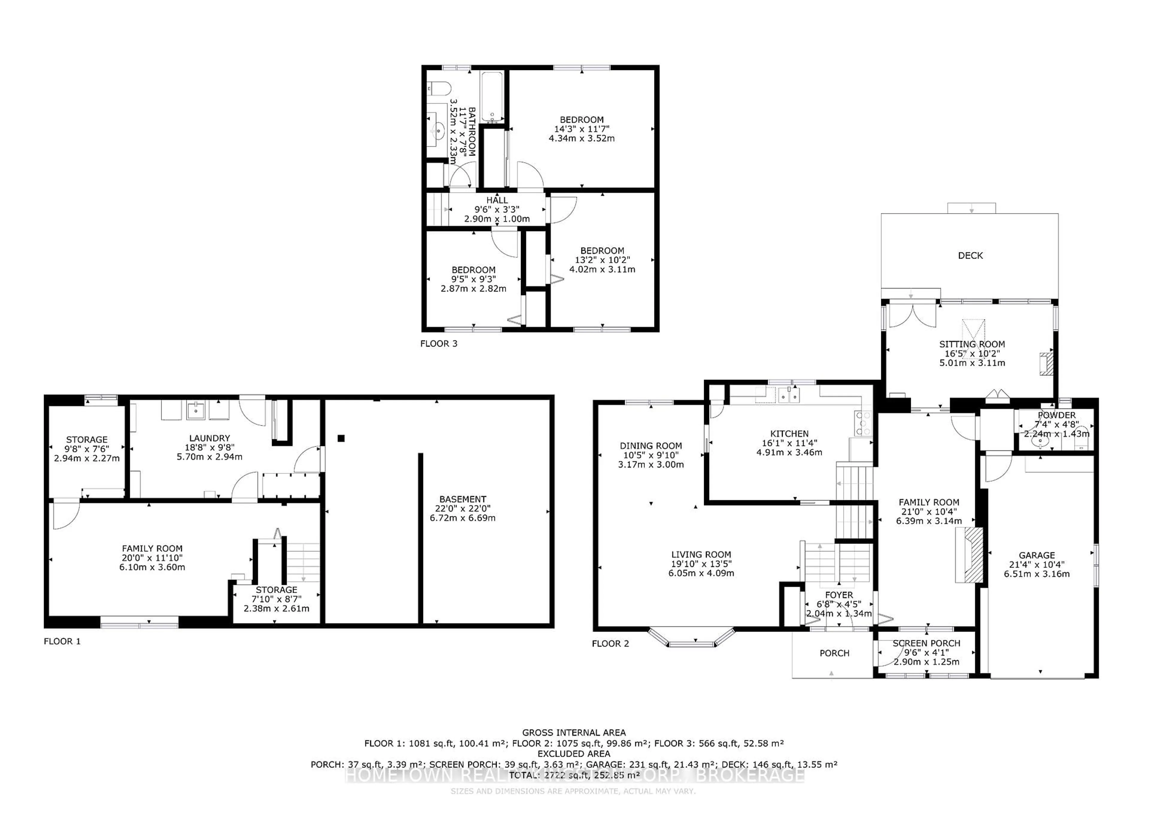 Floor plan for 114 Campbell Cres, Kingston Ontario K7M 1Z5