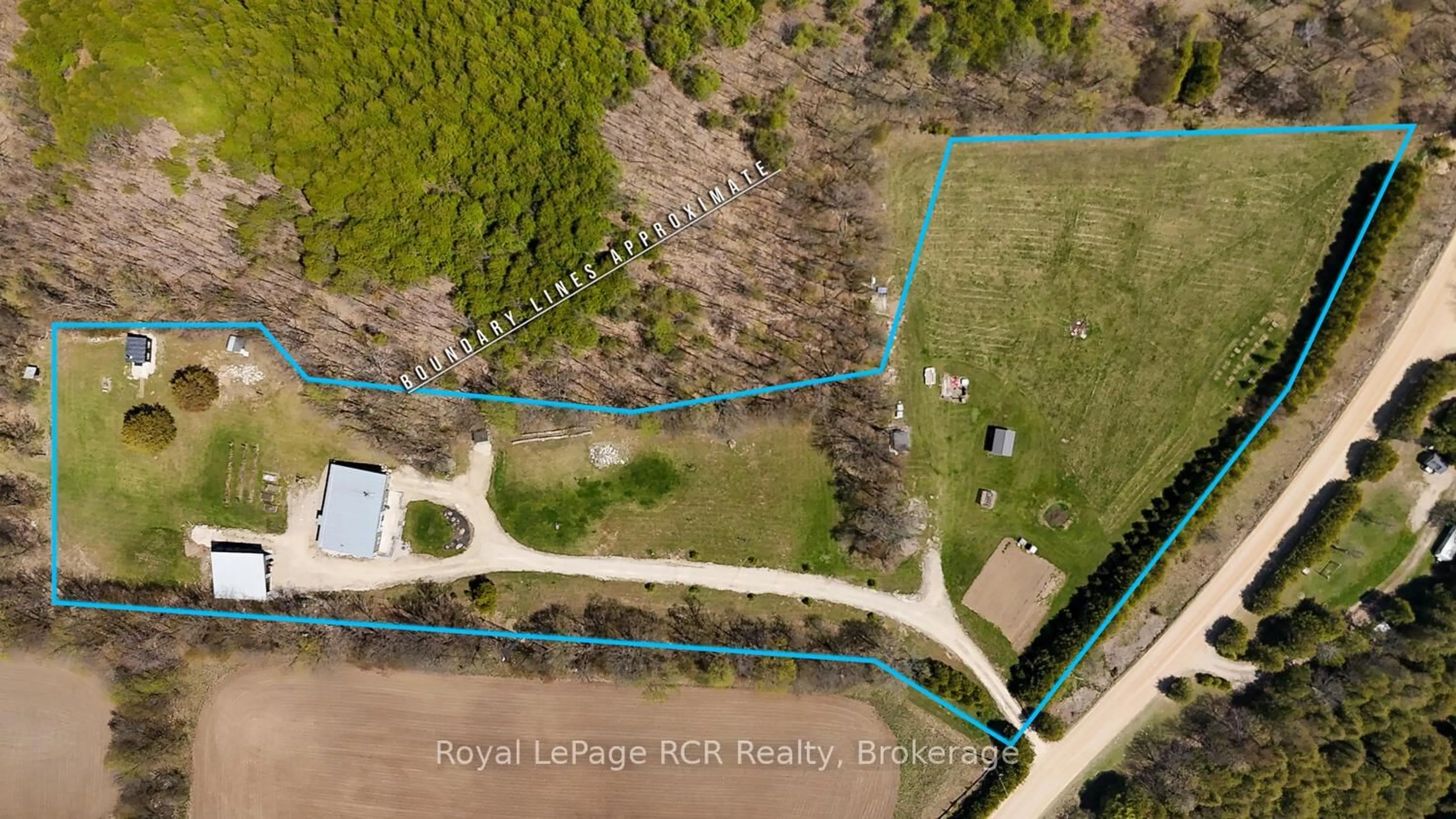 A pic from outside/outdoor area/front of a property/back of a property/a pic from drone, water/lake/river/ocean view for 384317 Concession 4 Concession, West Grey Ontario N0C 1K0