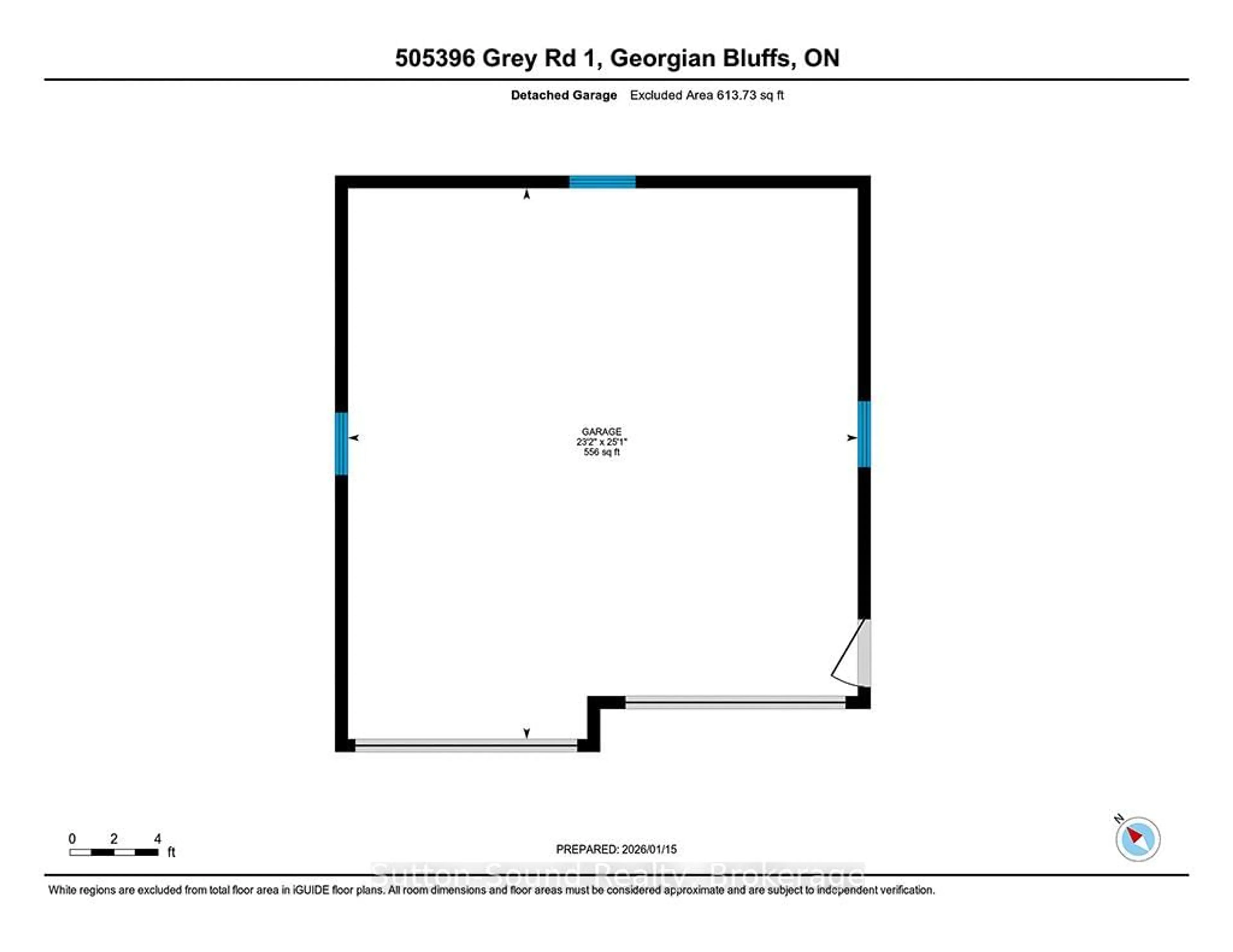 Floor plan for 505396 Grey Road 1 Rd, Georgian Bluffs Ontario N0H 2T0