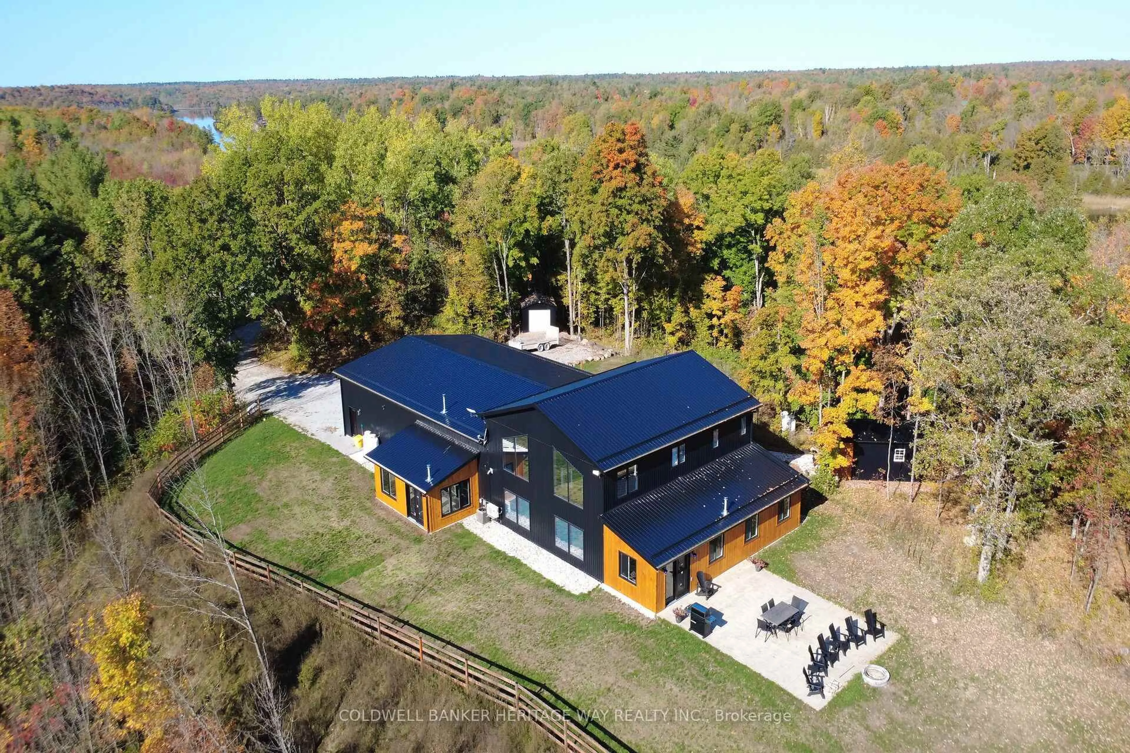 A pic from outside/outdoor area/front of a property/back of a property/a pic from drone, building for 999 Ennis Rd, Balderson Ontario K0G 1A0