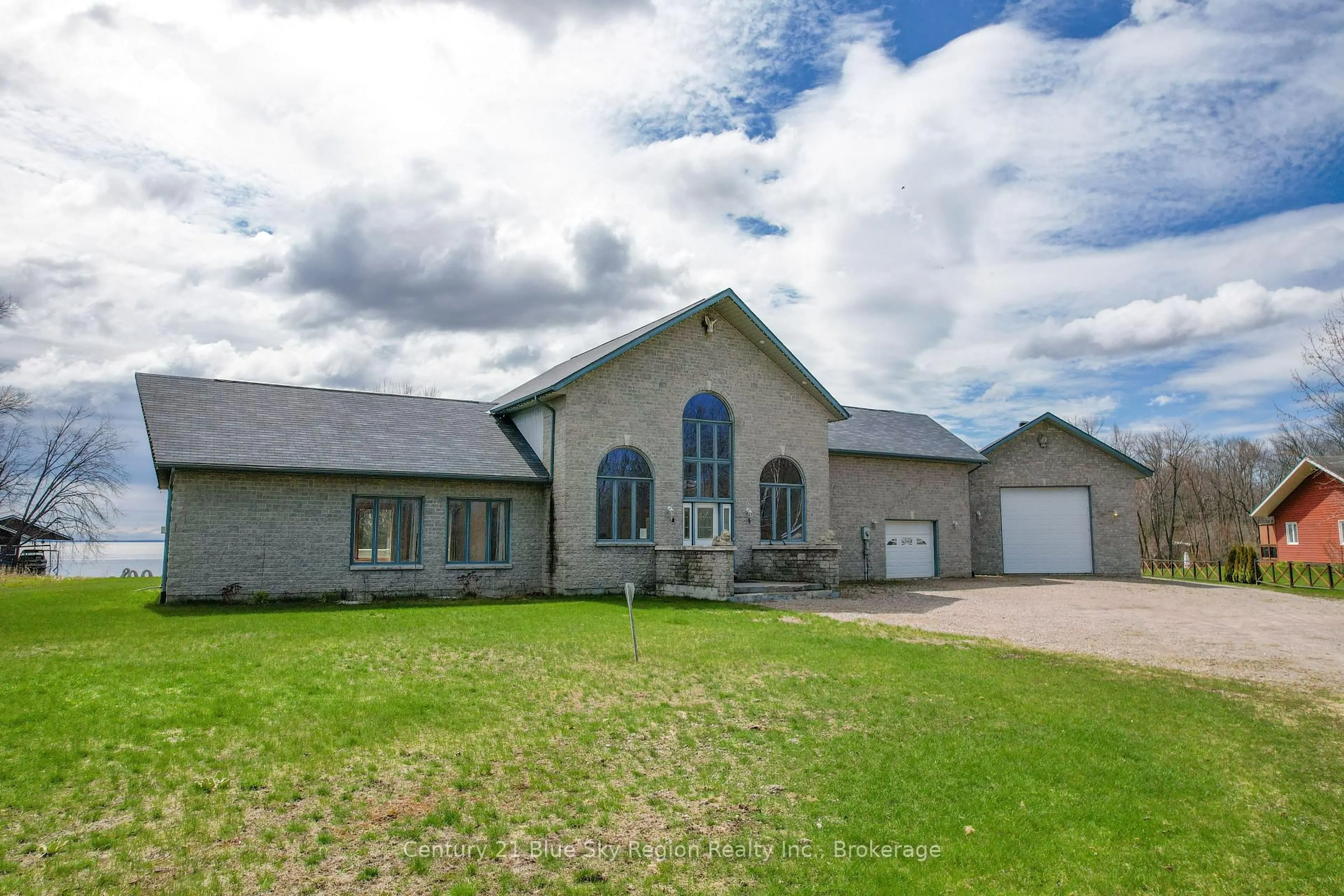 A pic from outside/outdoor area/front of a property/back of a property/a pic from drone, building for 488 MARLEAU Rd, West Nipissing Ontario P2B 2X2