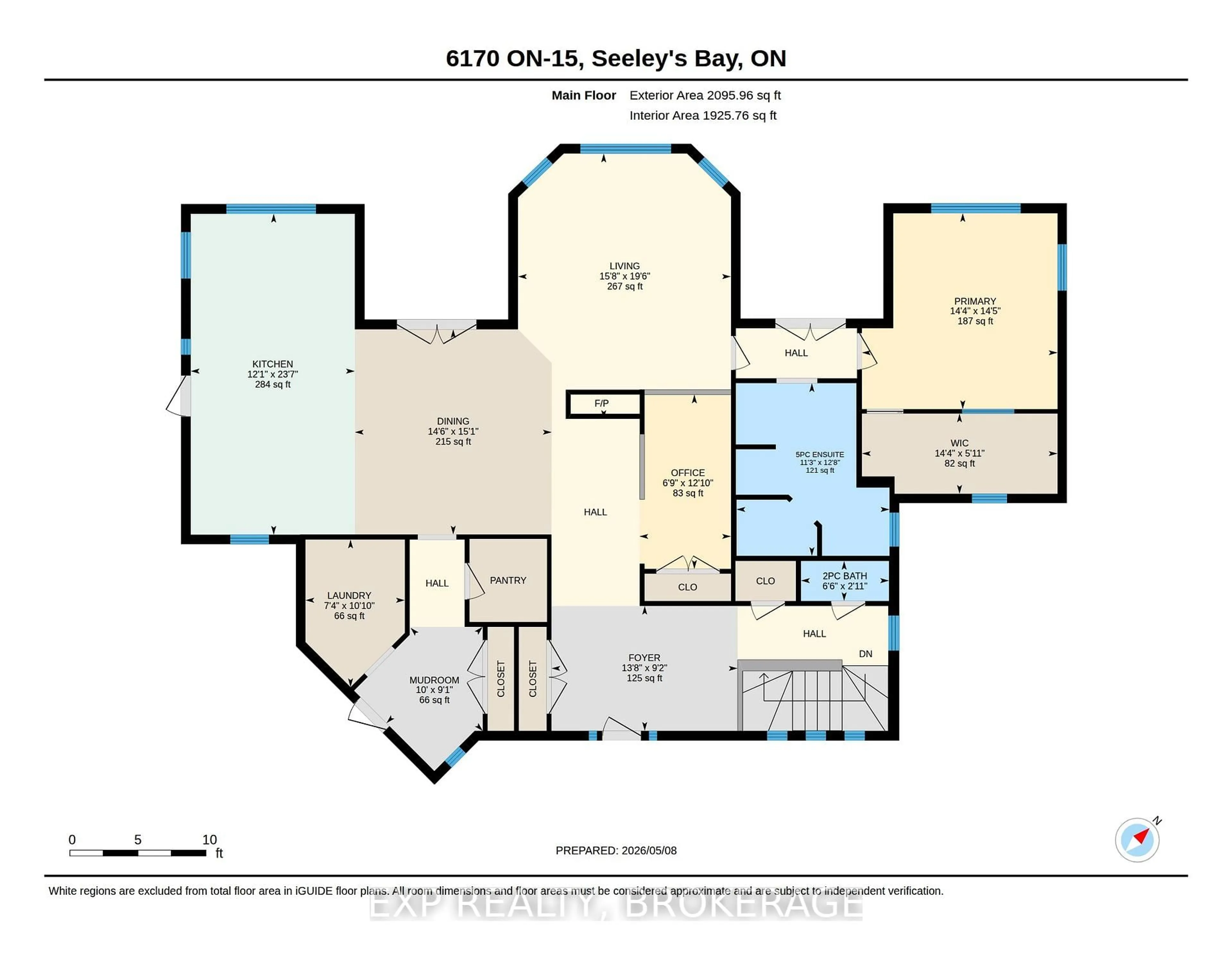 Floor plan for 6170 HIGHWAY 15, Seeley's Bay Ontario K0H 2N0