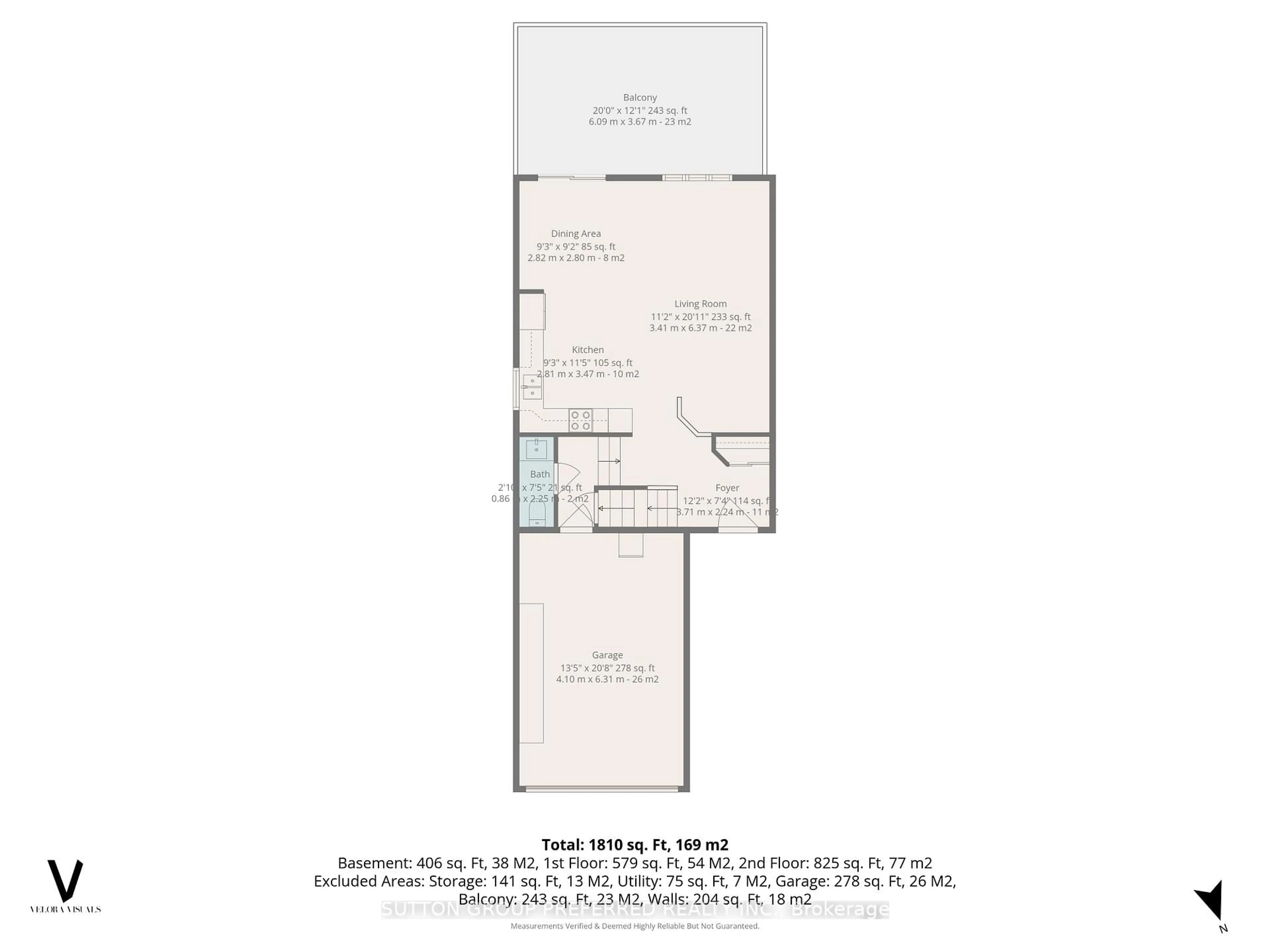 Floor plan for 187 Hollyridge Cres, Kitchener Ontario N2N 3N4