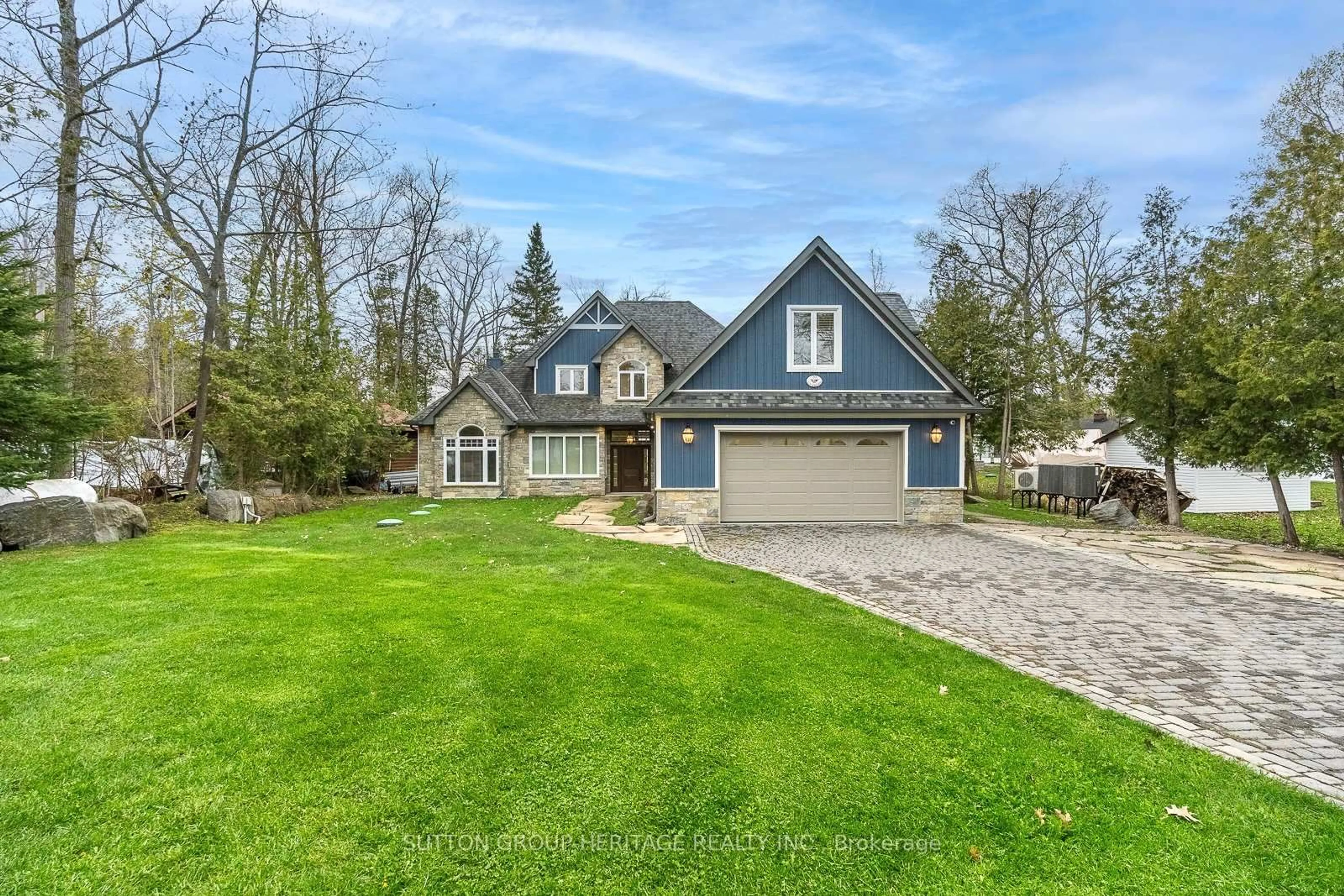 A pic from outside/outdoor area/front of a property/back of a property/a pic from drone, street for 58 Pirates Glen Dr, Trent Lakes Ontario K0M 1A0