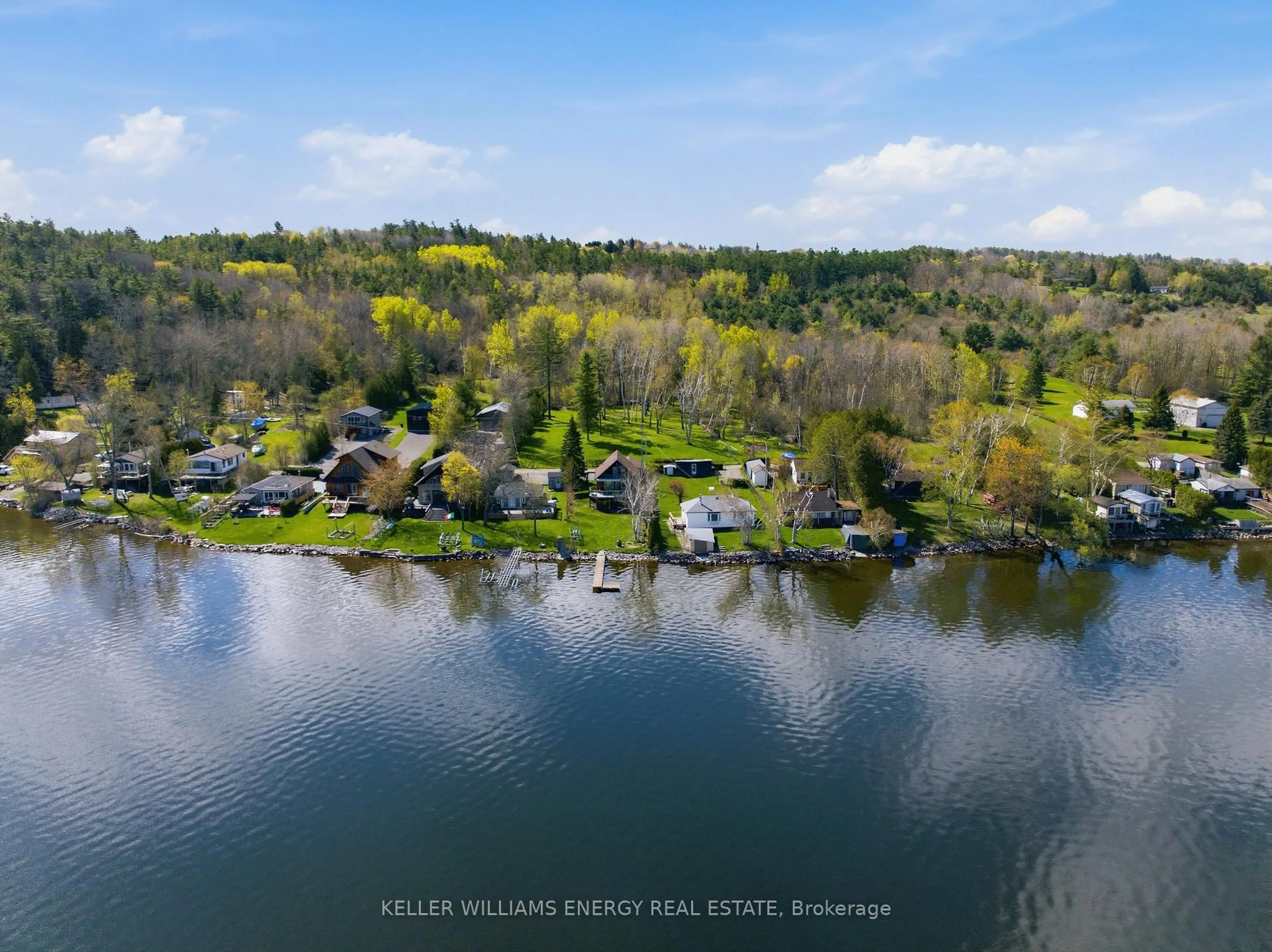 A pic from outside/outdoor area/front of a property/back of a property/a pic from drone, water/lake/river/ocean view for 5269 Oriole Beach Rd #260, Hamilton Township Ontario K0K 2E0