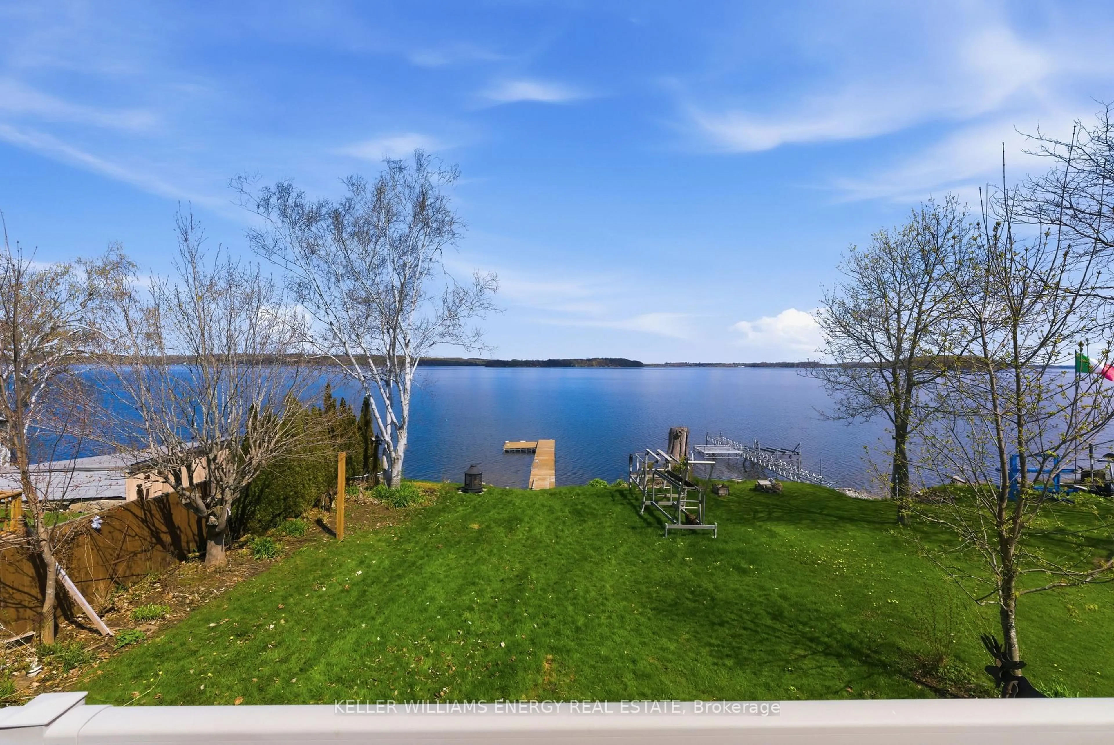 Patio, water/lake/river/ocean view for 5269 Oriole Beach Rd #260, Hamilton Township Ontario K0K 2E0