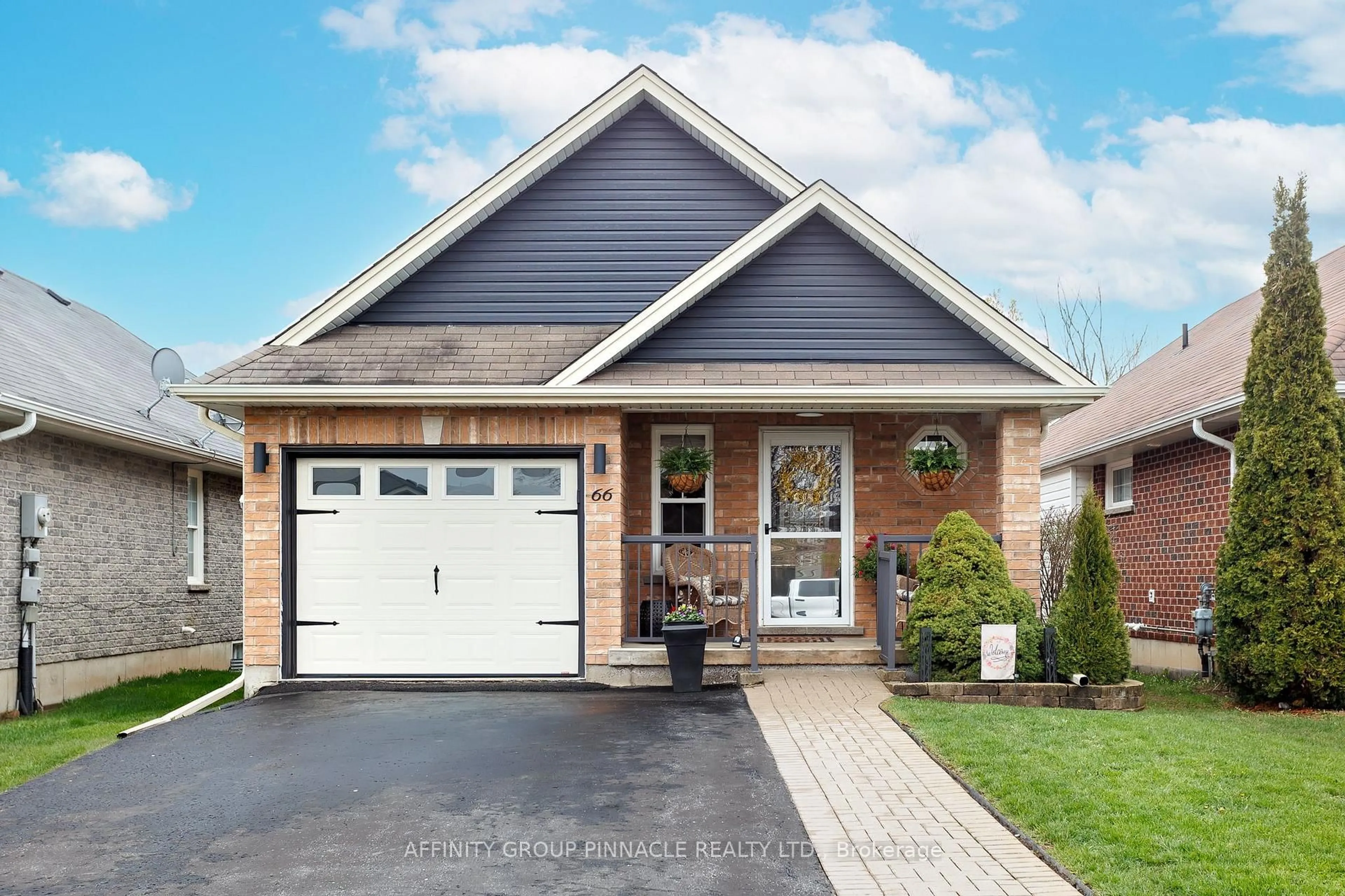 Home with brick exterior material, street for 66 Laurent Blvd, Kawartha Lakes Ontario K9V 6J7