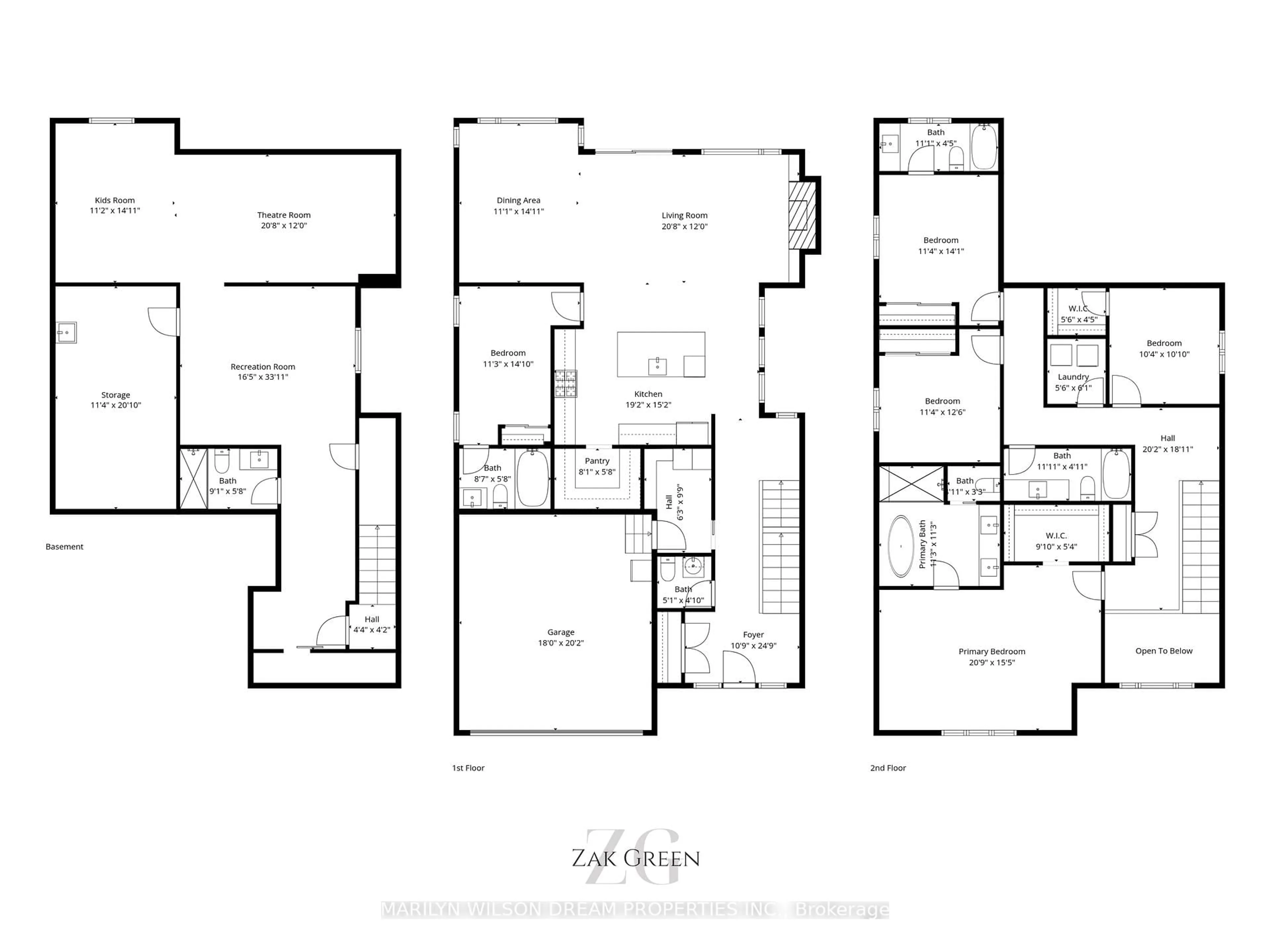Floor plan for 736 Petanque Cres, Ottawa Ontario K4A 5L7