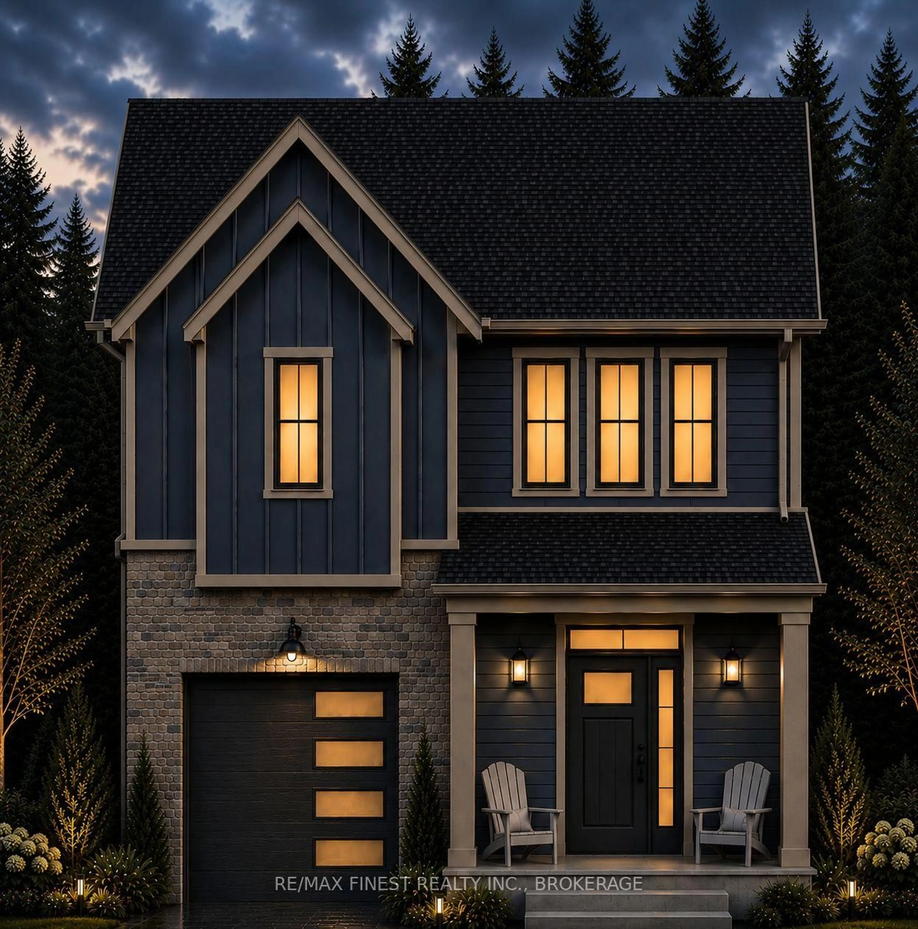 Home with brick exterior material, street for Lot 20 Harrison Cres, Bissett Creek Ontario K0H 2H0