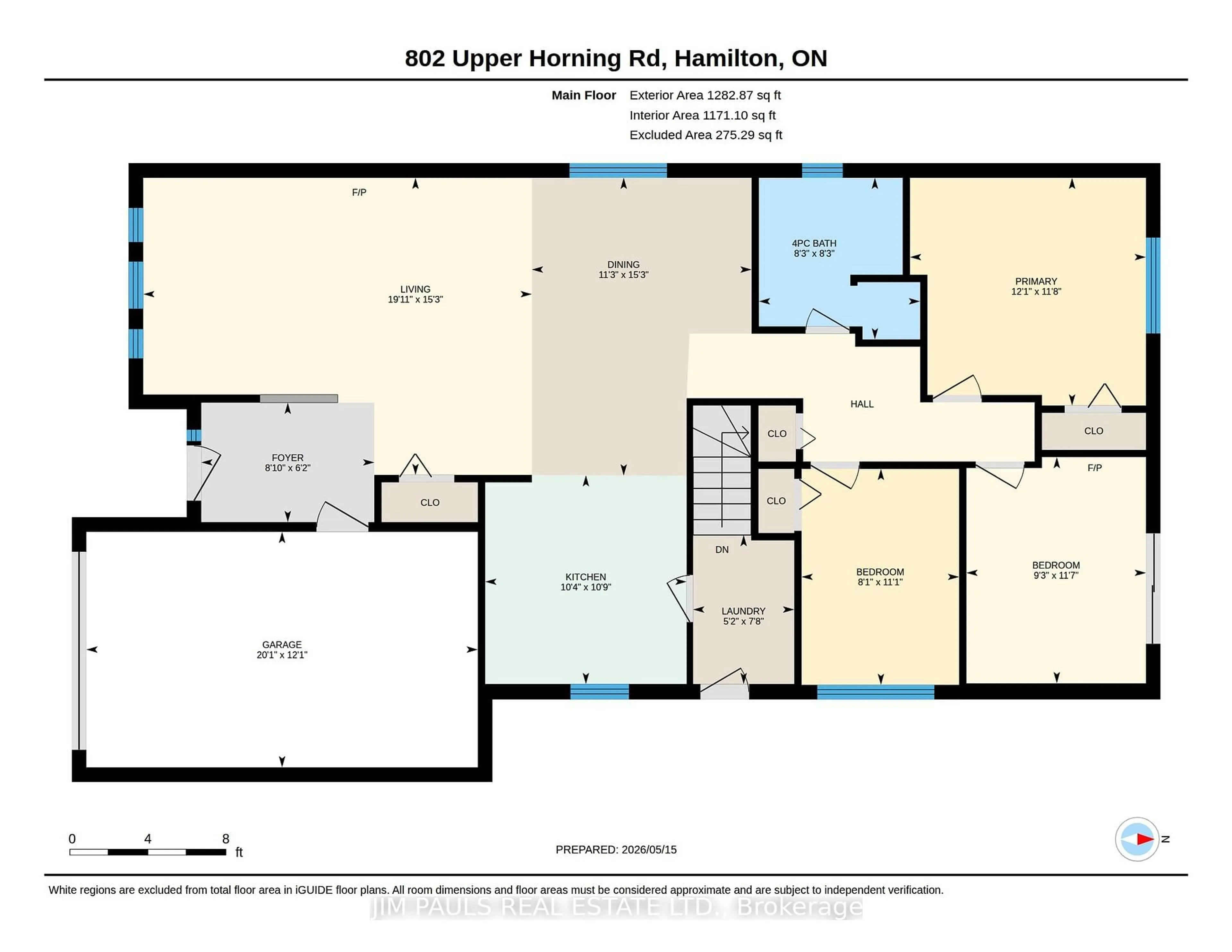 Floor plan for 802 Upper Horning Rd, Hamilton Ontario L9C 7R4