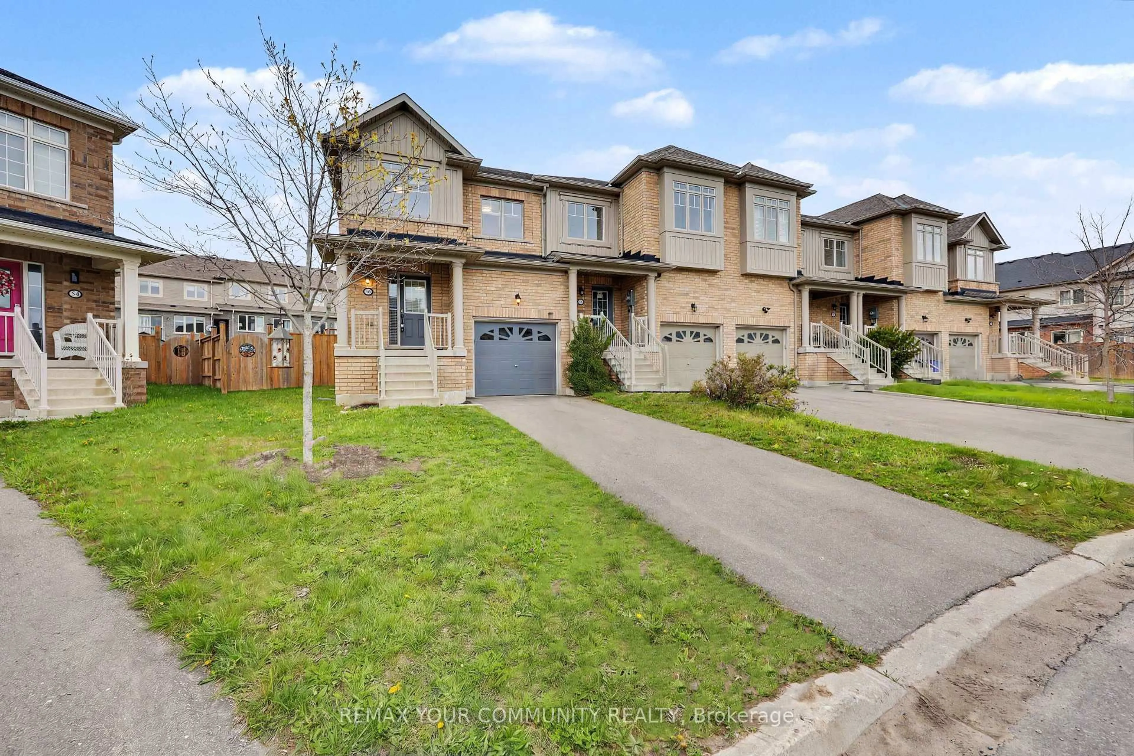 Home with brick exterior material, street for 56 Skinner Dr, Guelph Ontario N1E 0E7