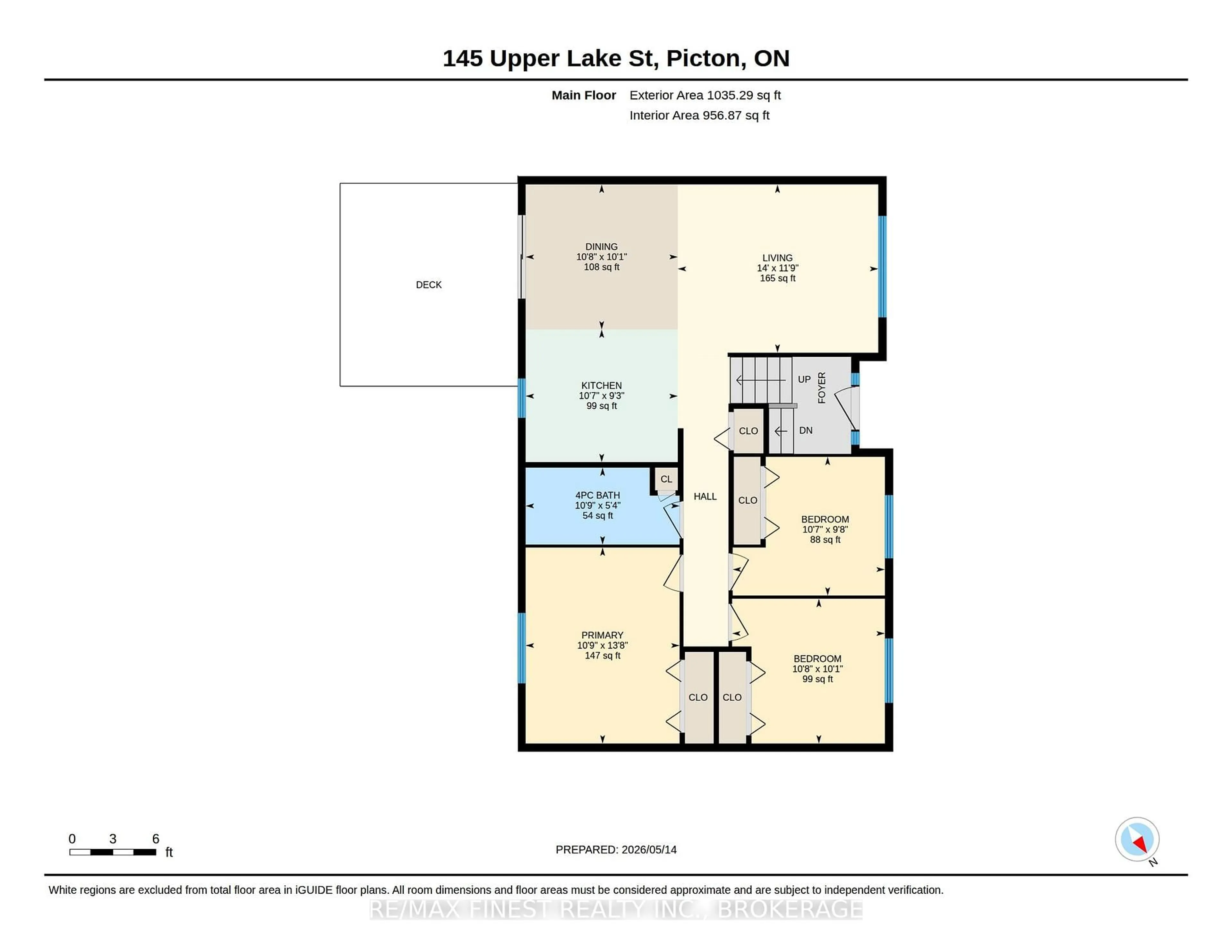 Floor plan for 145 Upper Lake St, Prince Edward County Ontario K0K 2T0
